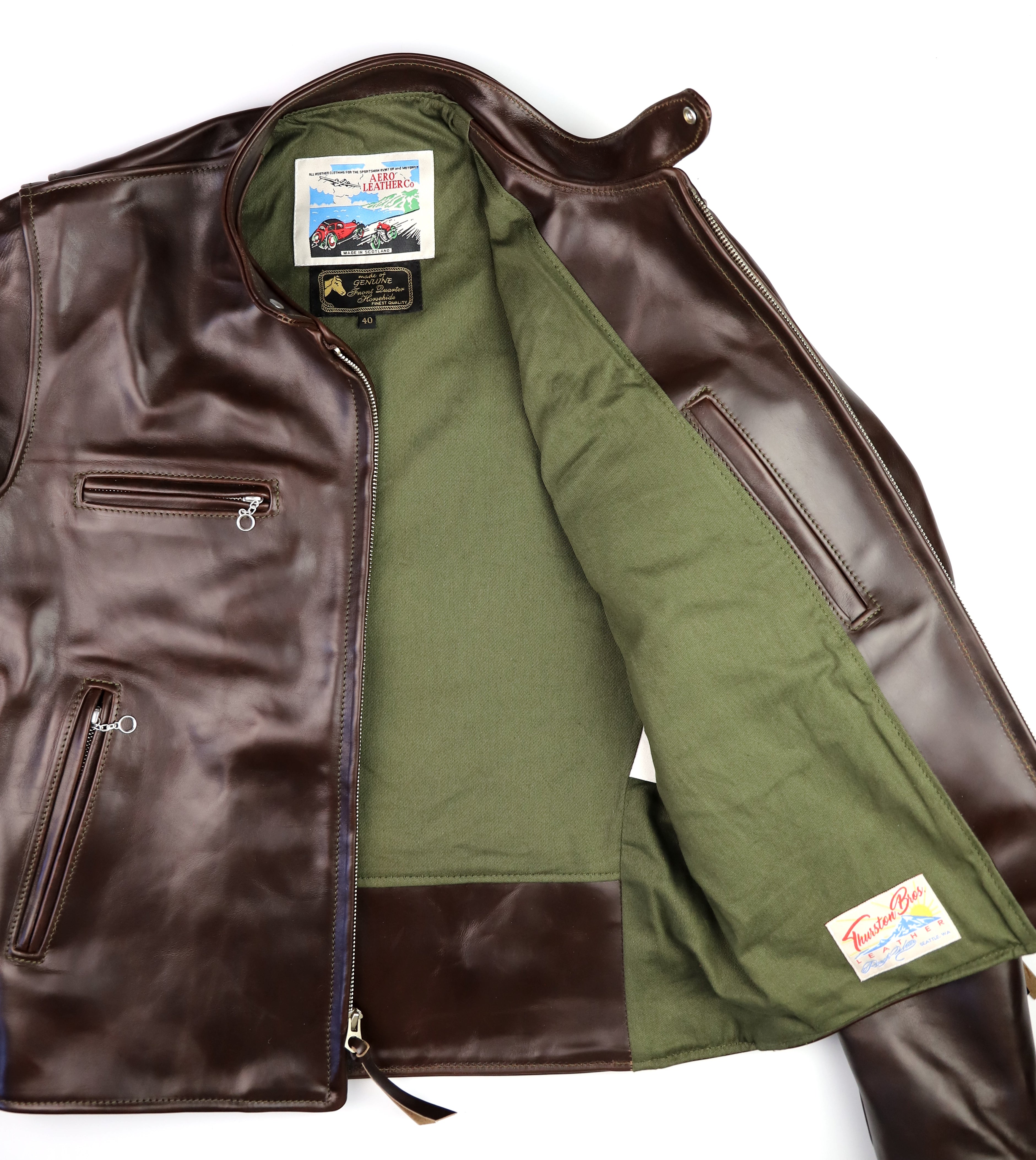 Aero Cafe' Racer, size 40, Brown CXL FQHH