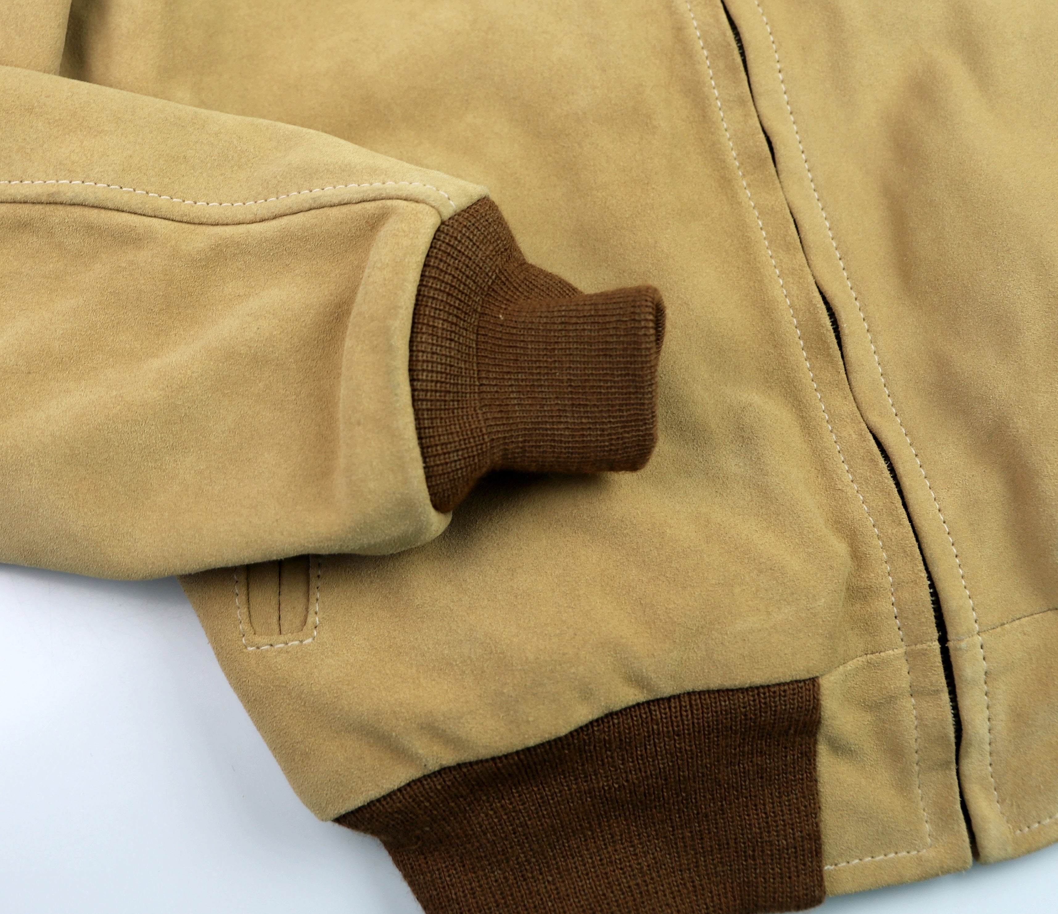 Aero College Jacket, size 42, Golden Suede, Gently Worn
