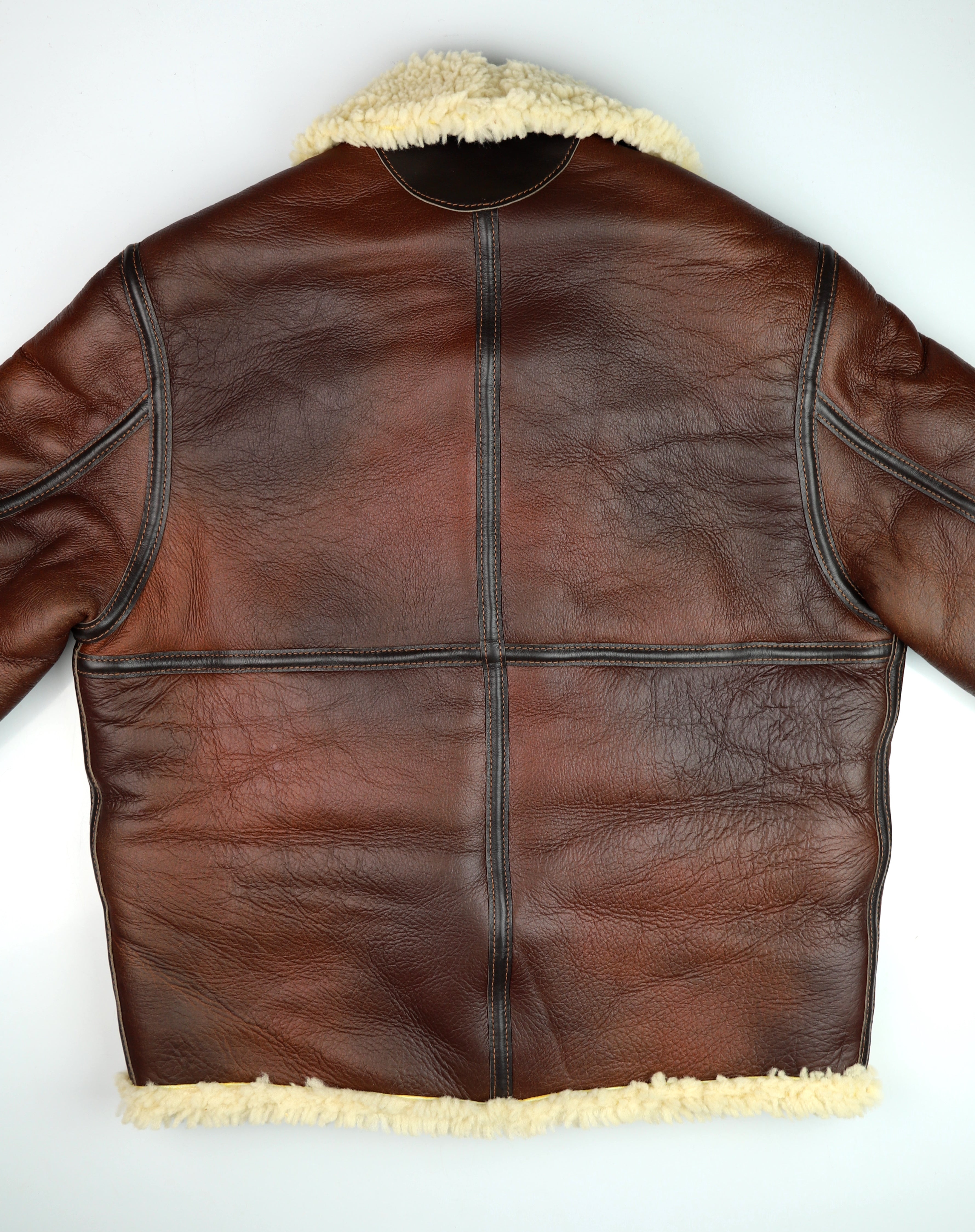 Aero D-1 Military Flight Jacket, size 42, Redskin with Dark Seal Vicenza Trim