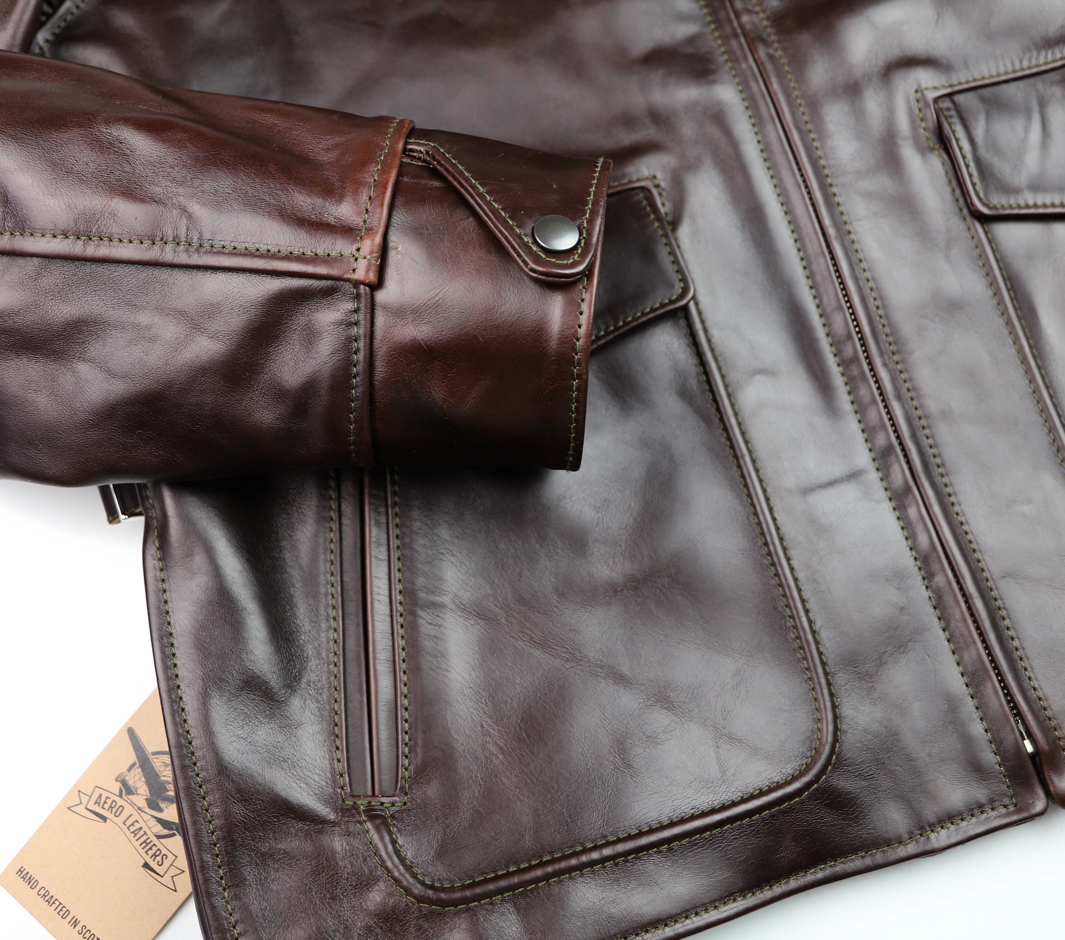 Aero Half Belt Deluxe, size 46 (fits like size 50), Brown CXL FQHH