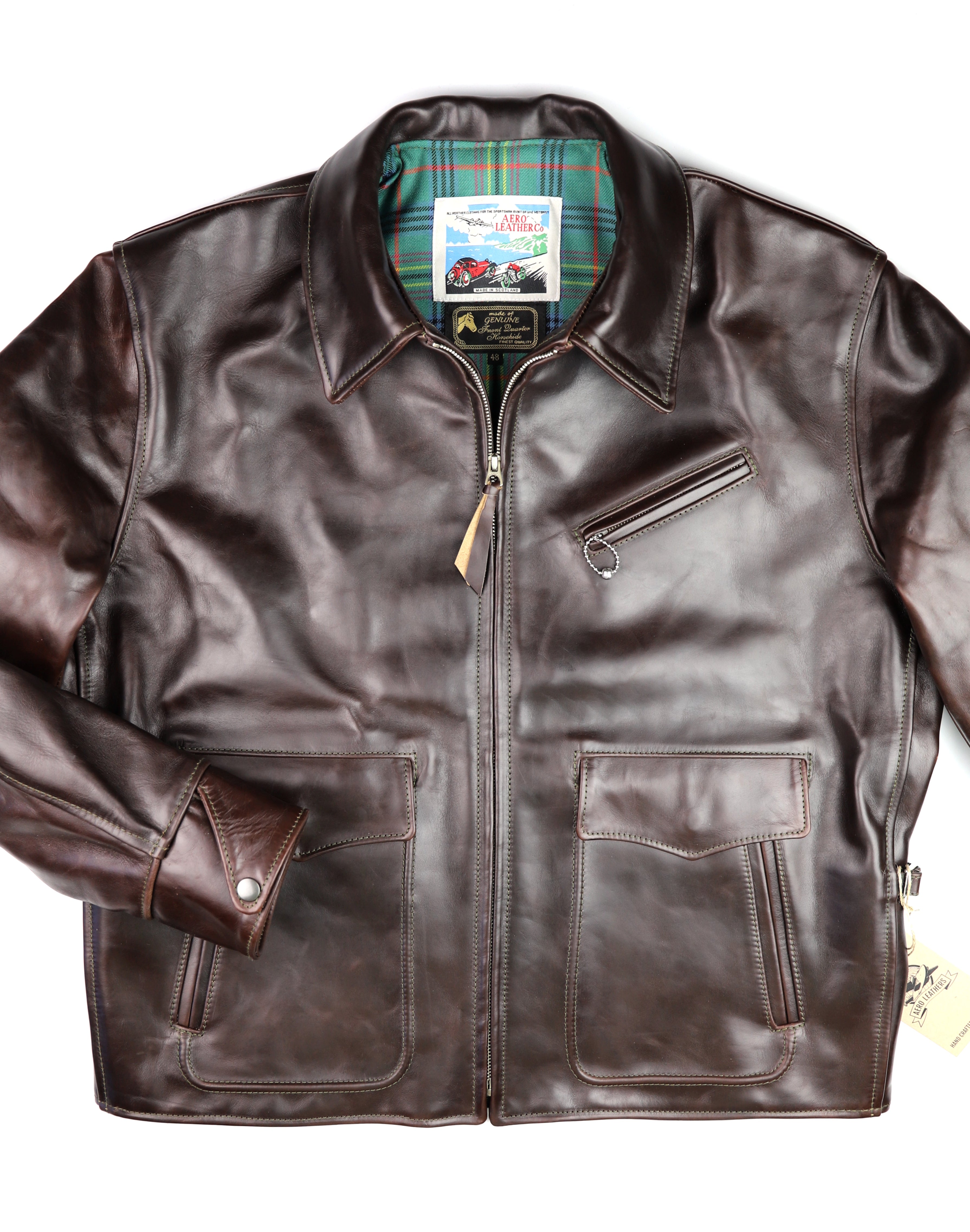 Aero Half Belt Deluxe, size 48 (fits like size 52), Brown CXL FQHH