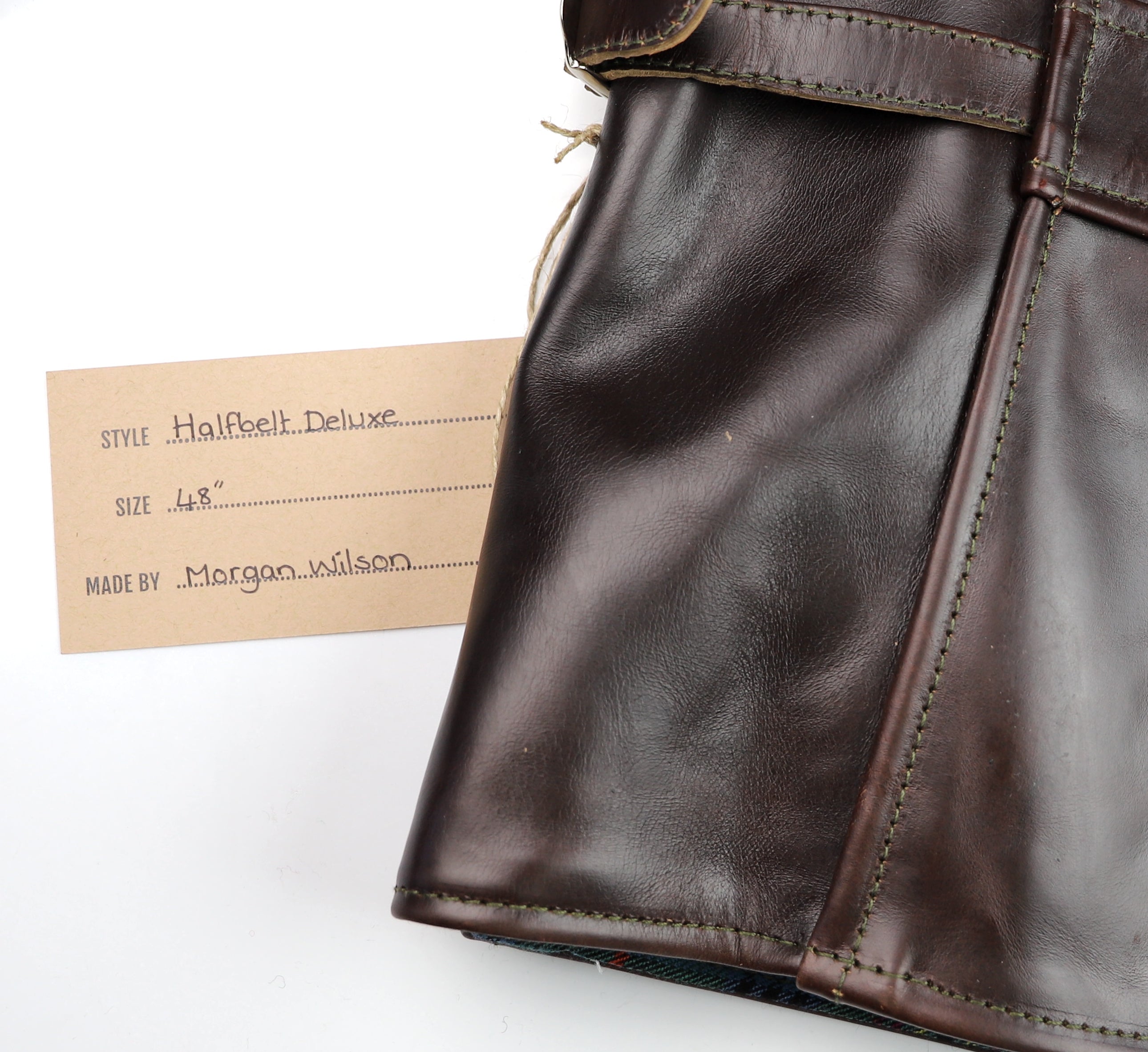 Aero Half Belt Deluxe, size 48 (fits like size 52), Brown CXL FQHH
