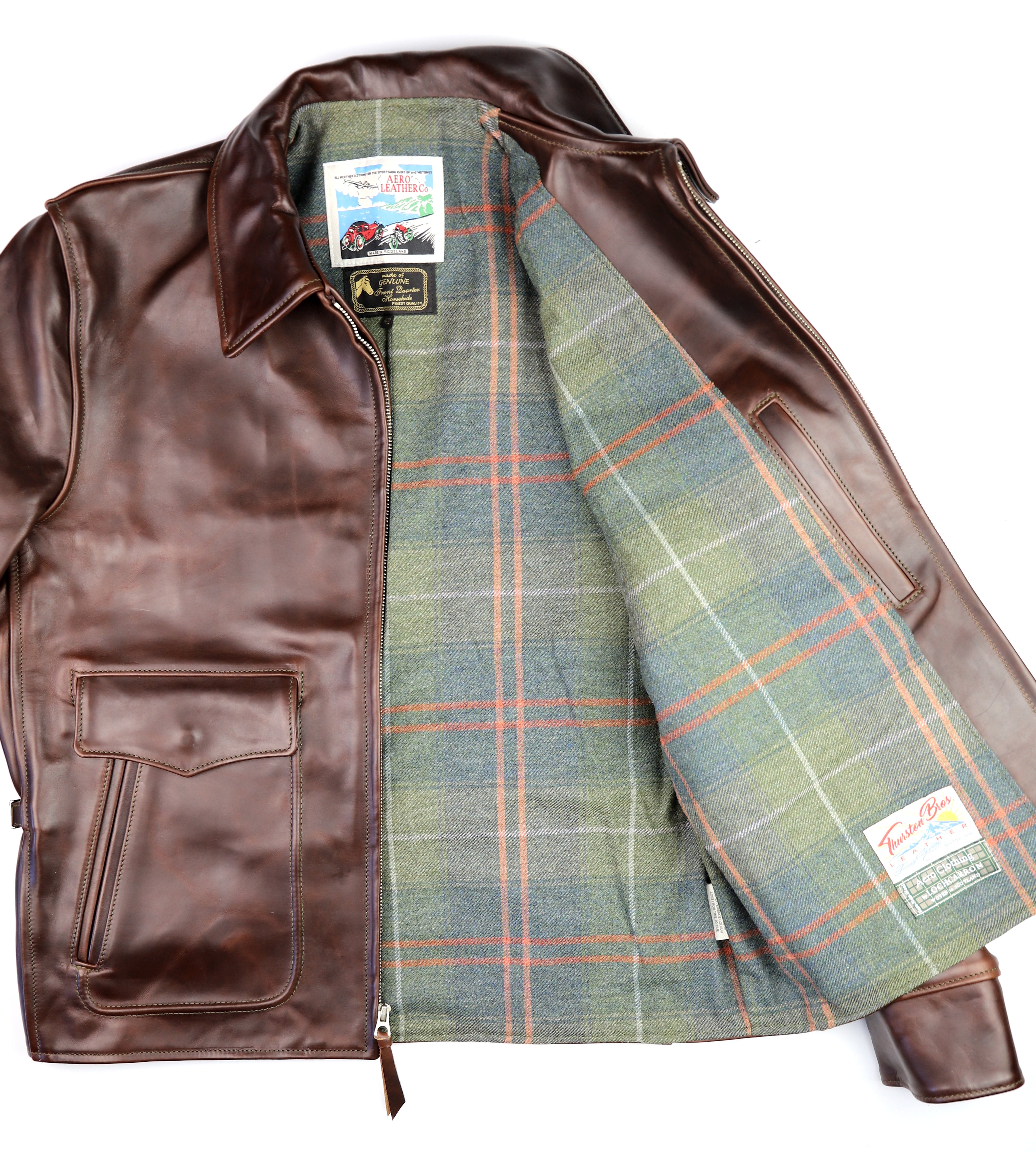 Aero Half Belt Deluxe, size 42 (fits like size 46), Brown CXL FQHH