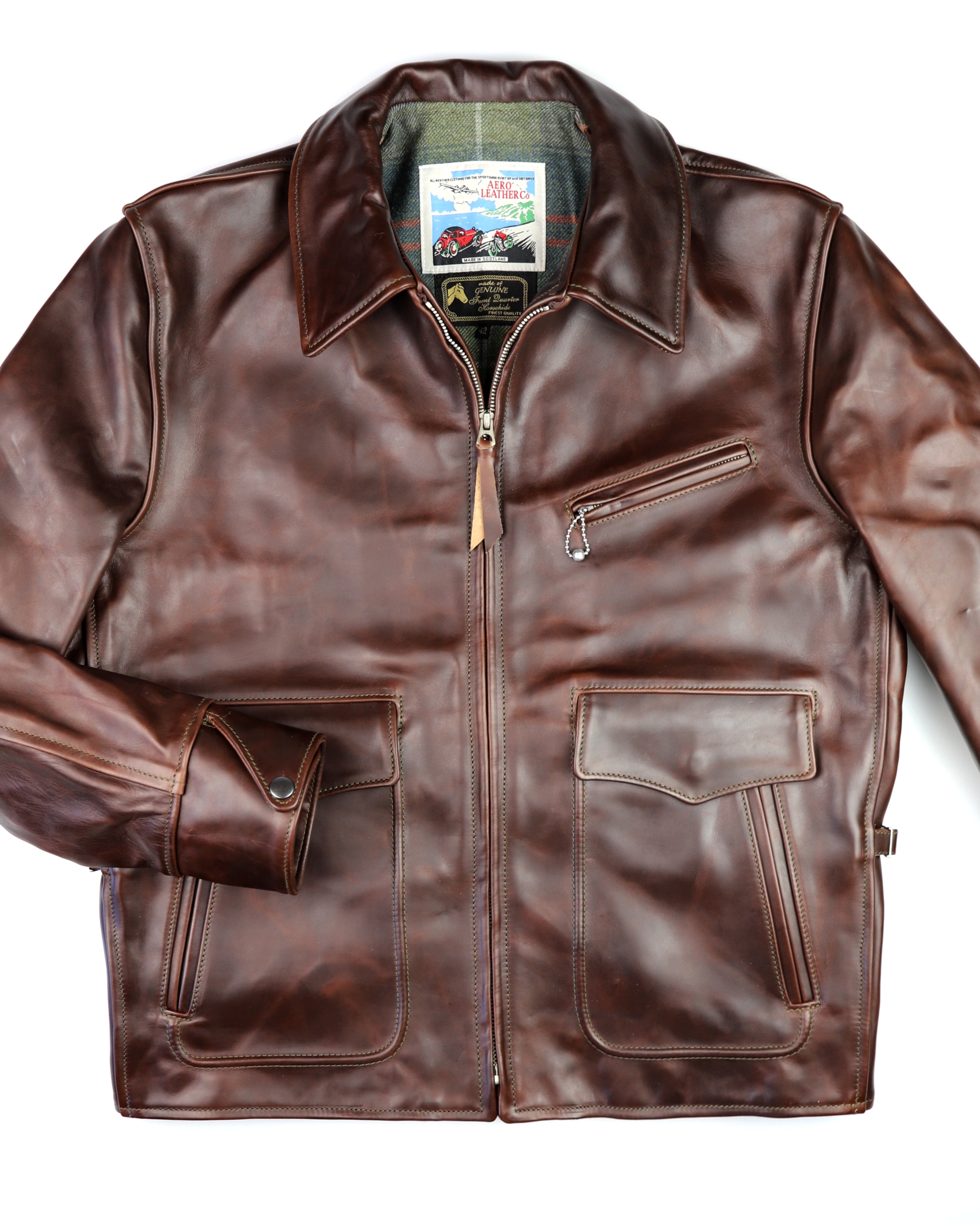 Aero Half Belt Deluxe, size 42 (fits like size 46), Brown CXL FQHH