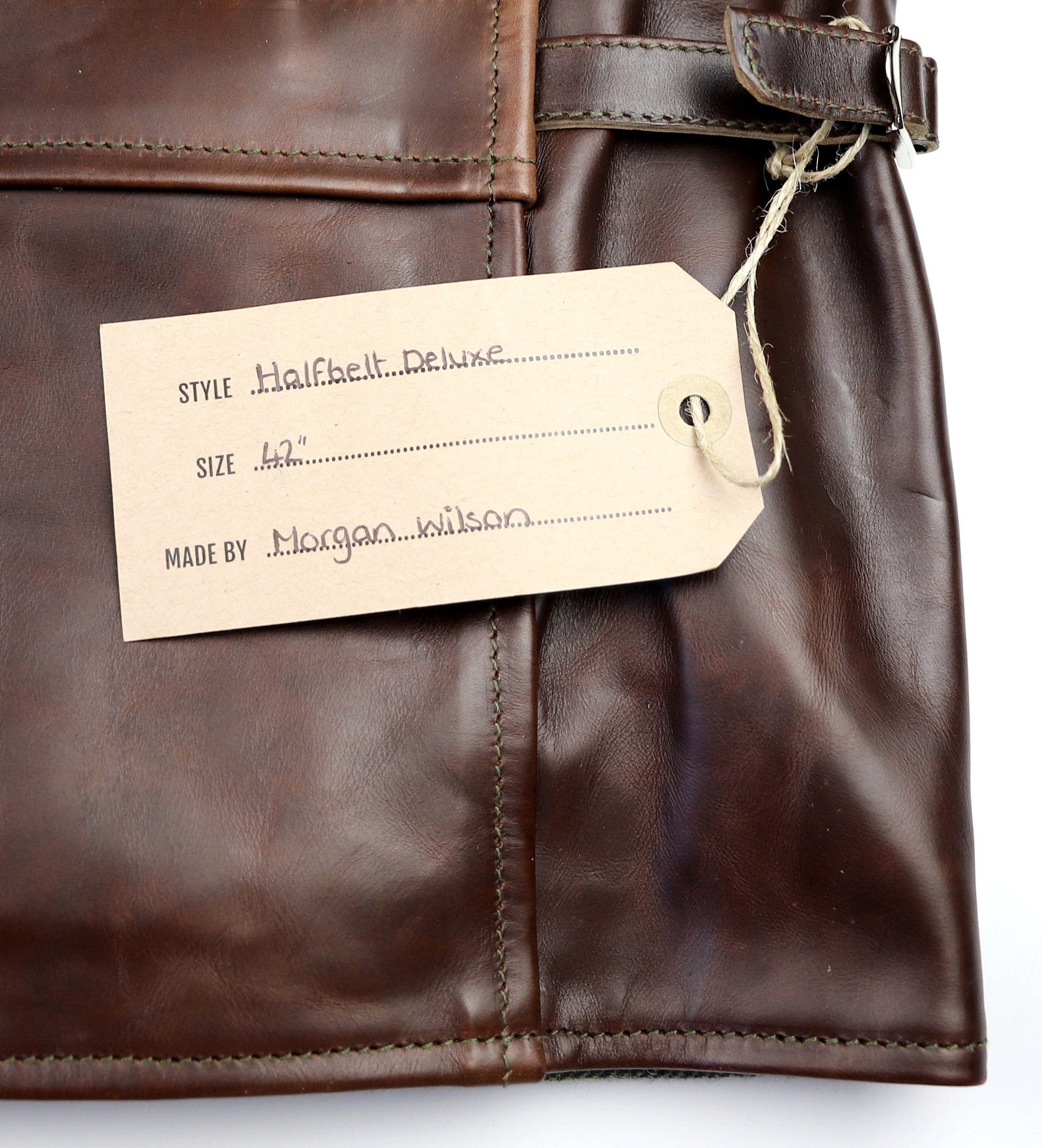 Aero Half Belt Deluxe, size 42 (fits like size 46), Brown CXL FQHH