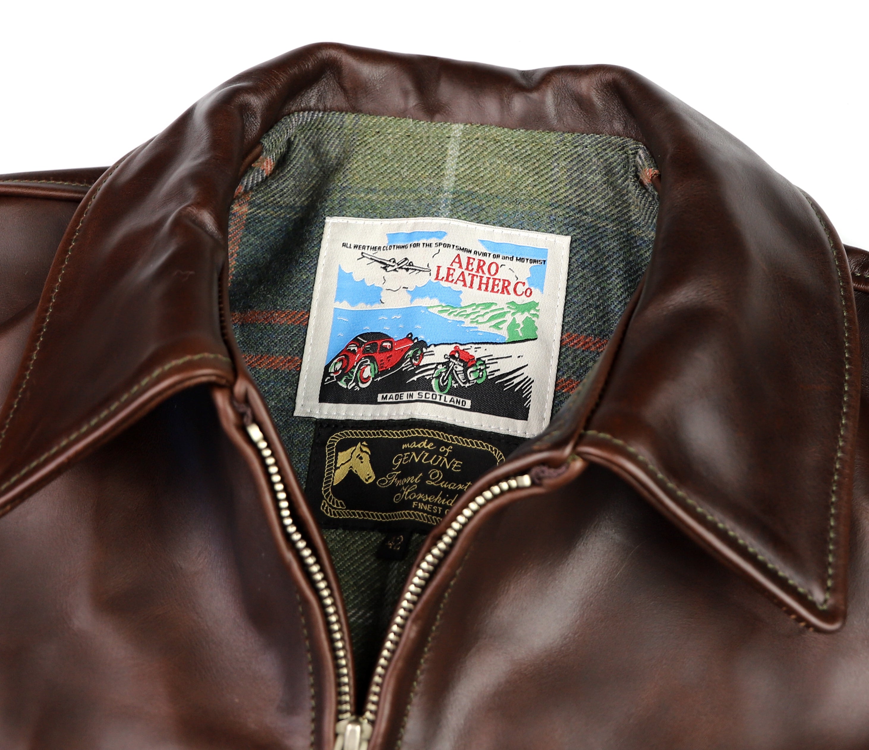 Aero Half Belt Deluxe, size 42 (fits like size 46), Brown CXL FQHH