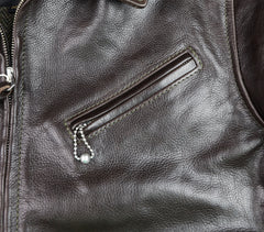 Aero Half Belt Deluxe, size 38 (fits like size 42), Chestnut Badalassi