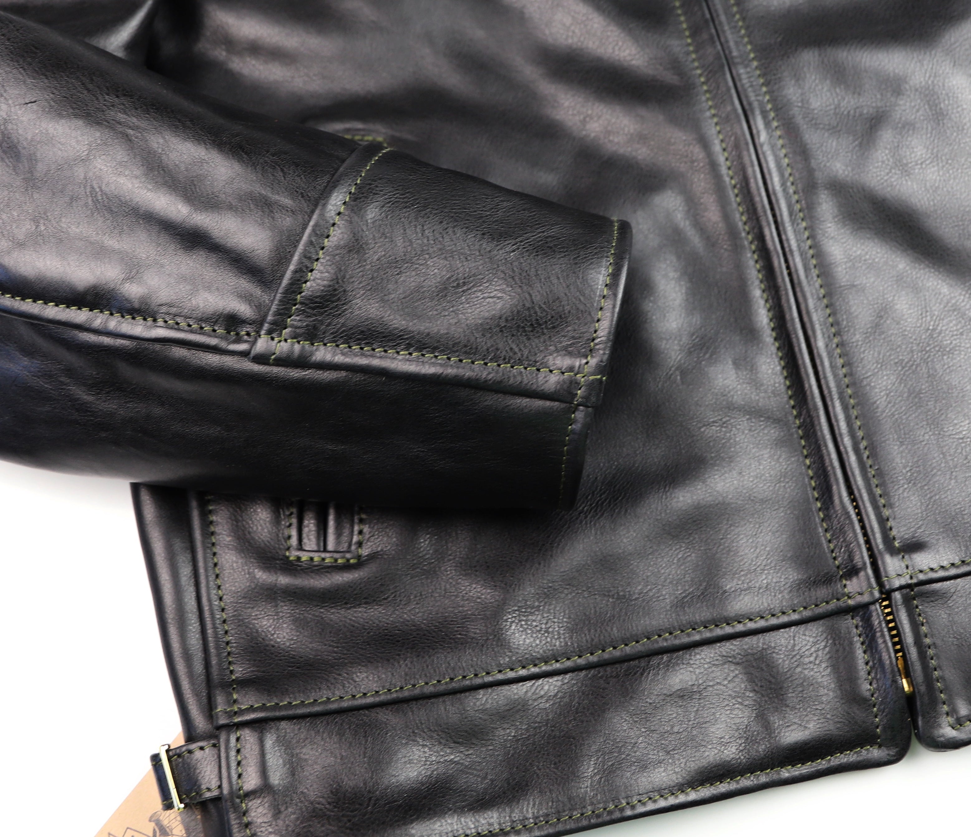 Aero Highwayman, sz 36 (fits like size 40), Black Badalassi Cowhide