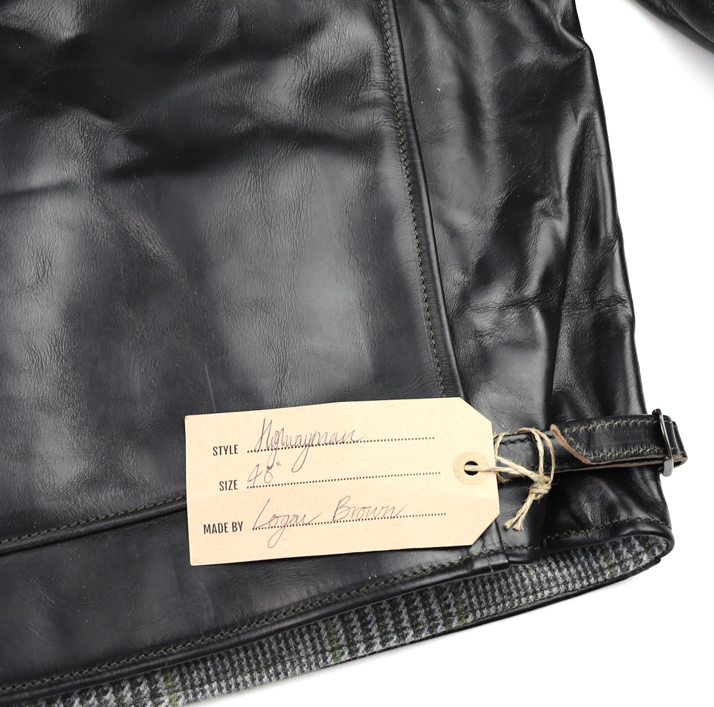 Aero Highwayman, size 48, Black Chromexcel Steerhide