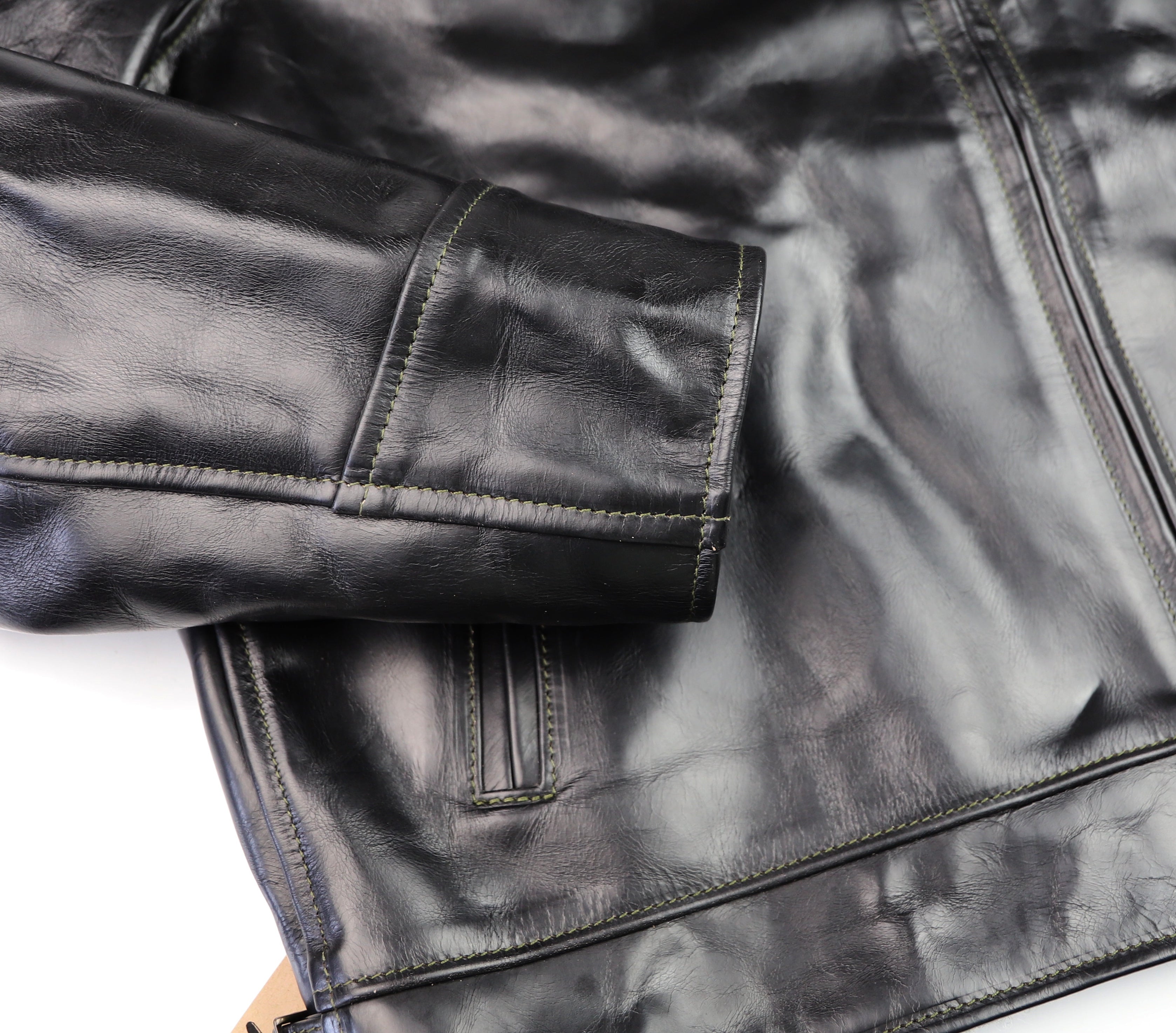 Aero Highwayman, size 48, Black Chromexcel Steerhide