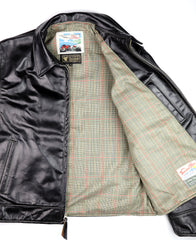 Aero Highwayman, size 44 (fits like 48), Black Chromexcel Steerhide