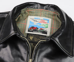 Aero Highwayman, size 44 (fits like 48), Black Chromexcel Steerhide