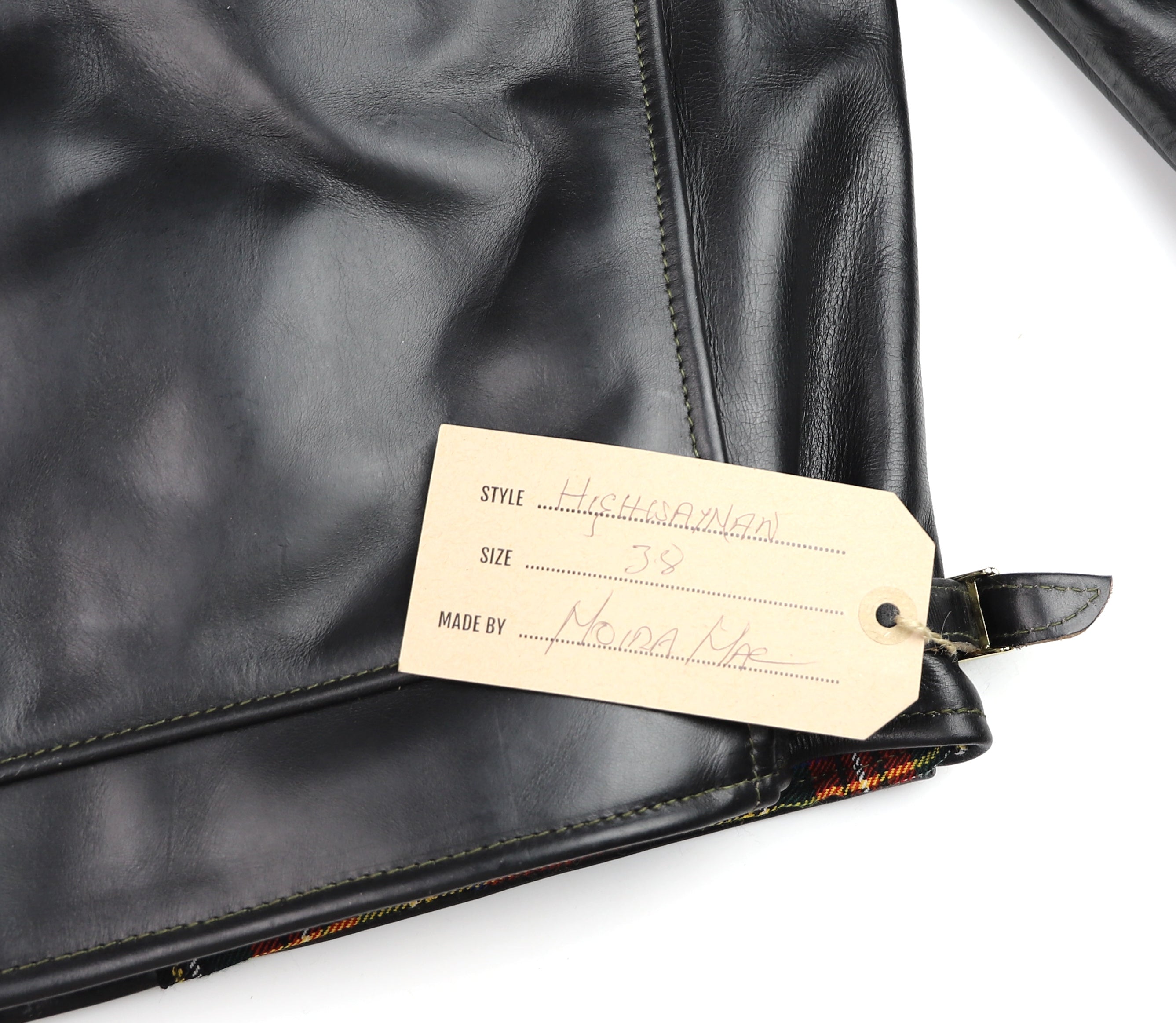 Aero Highwayman, sz 38 (fits like size 42), Black CXL Steerhide