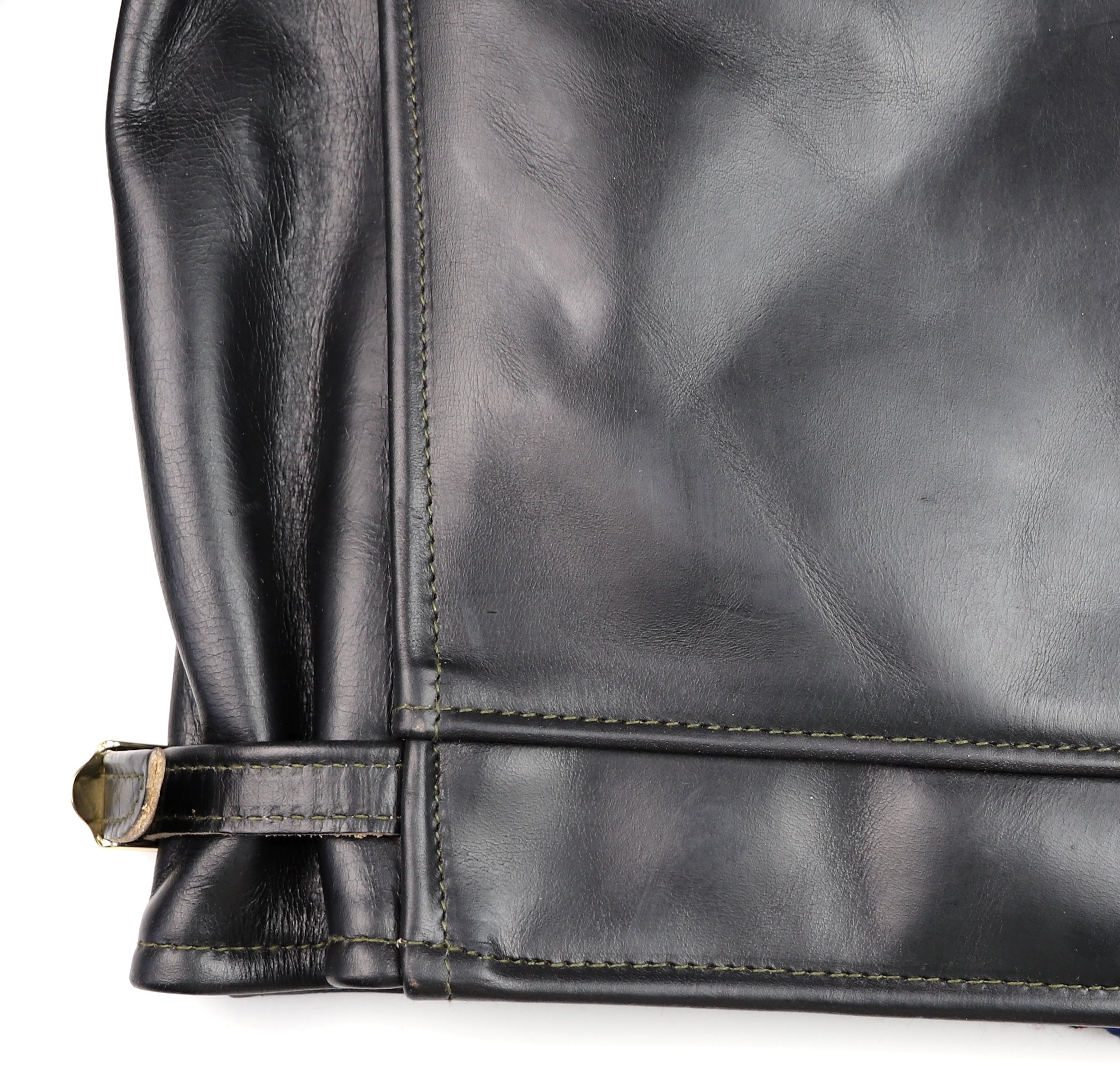 Aero Highwayman, sz 38 (fits like size 42), Black CXL Steerhide