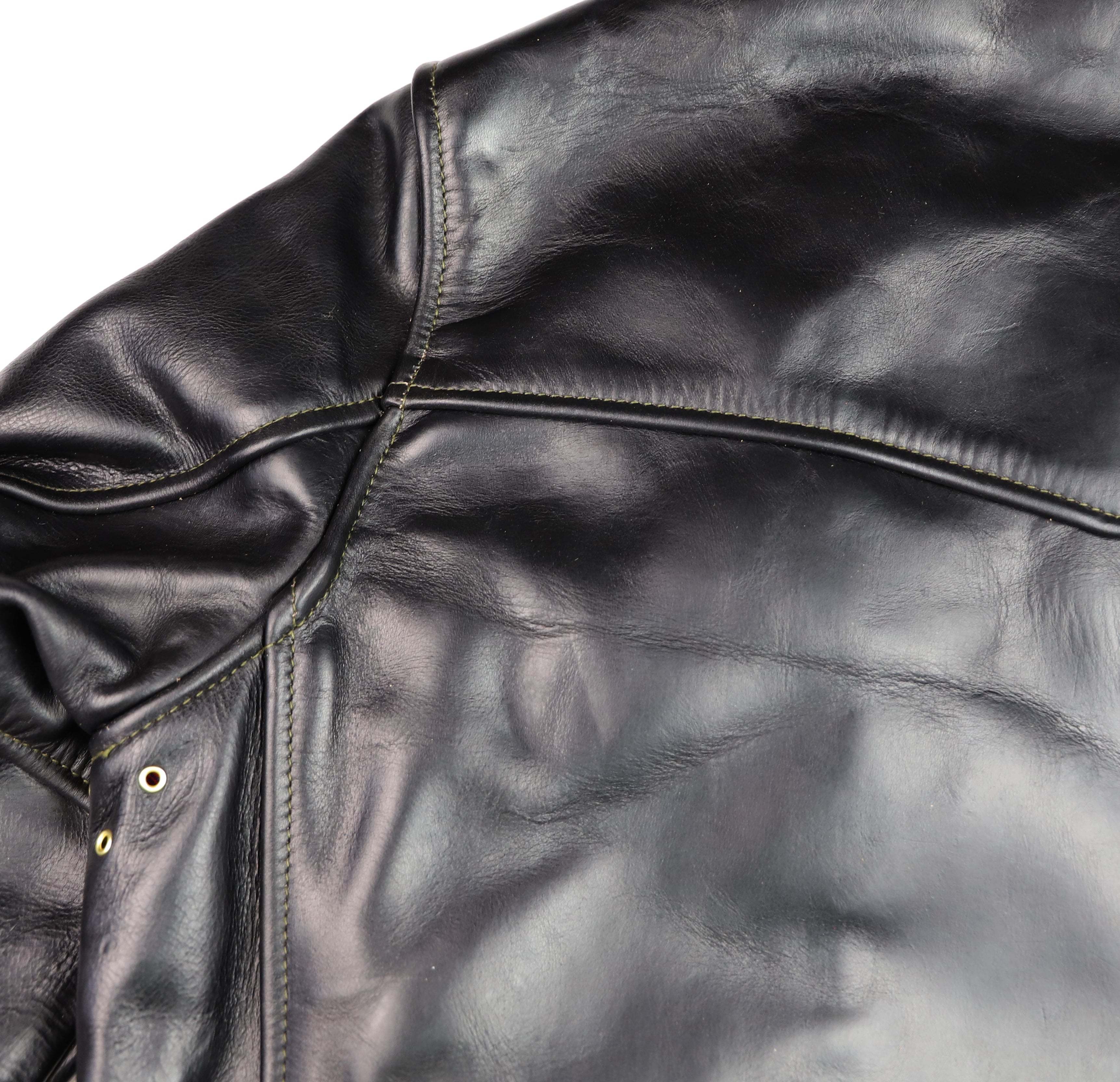 Aero Highwayman, sz 38 (fits like size 42), Black CXL Steerhide