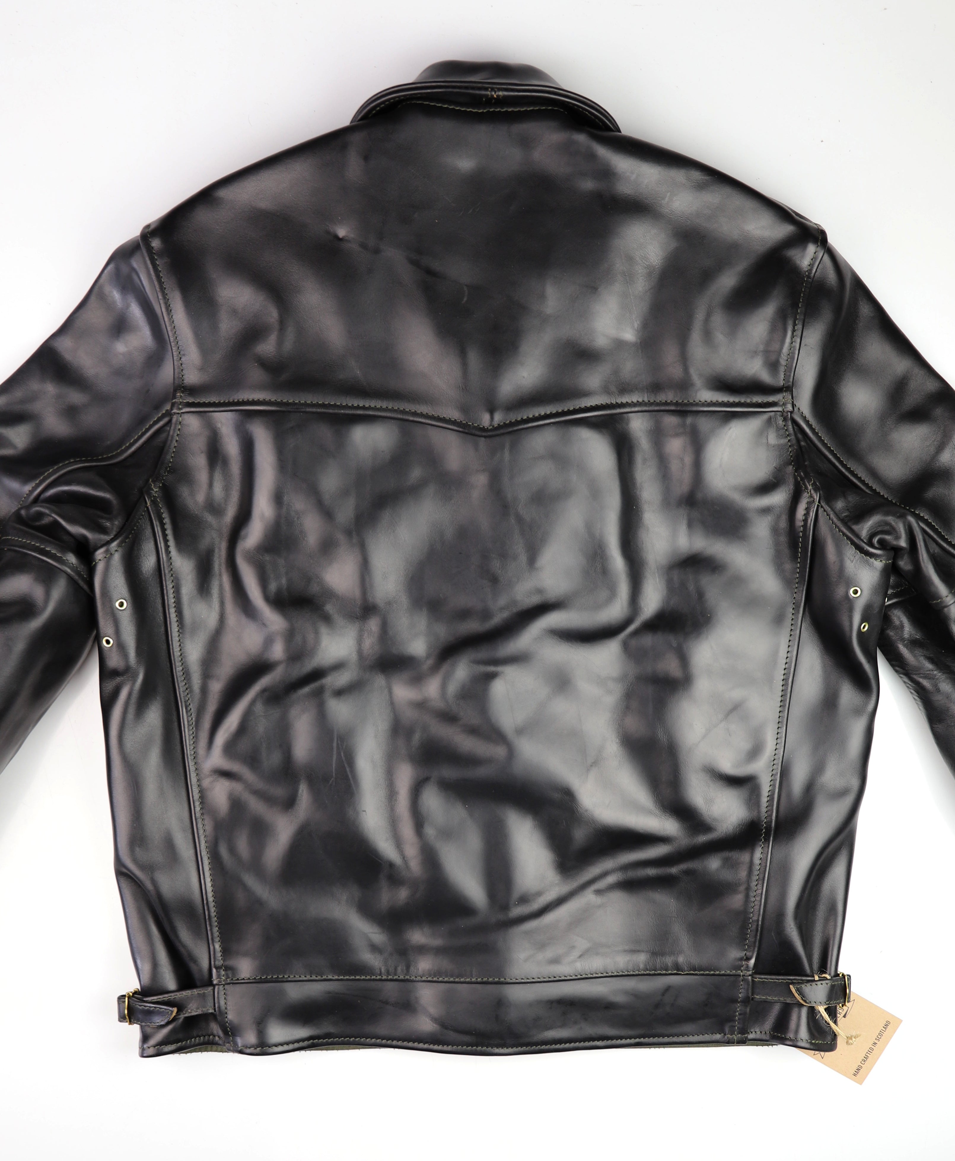 Aero Highwayman, size 36 (fits like 40), Black Chromexcel Steerhide
