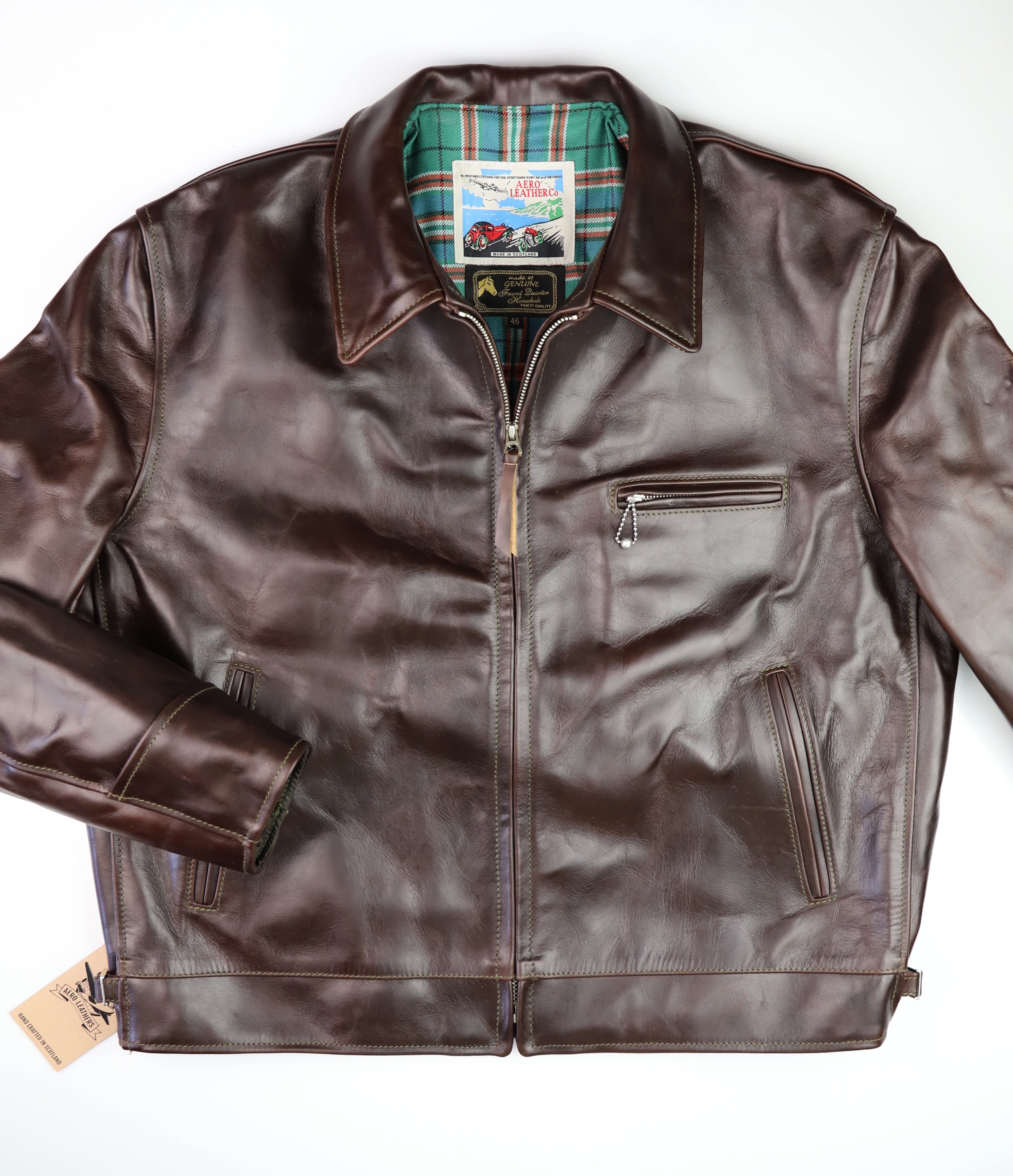Aero Highwayman, size 46, Brown Chromexcel FQHH