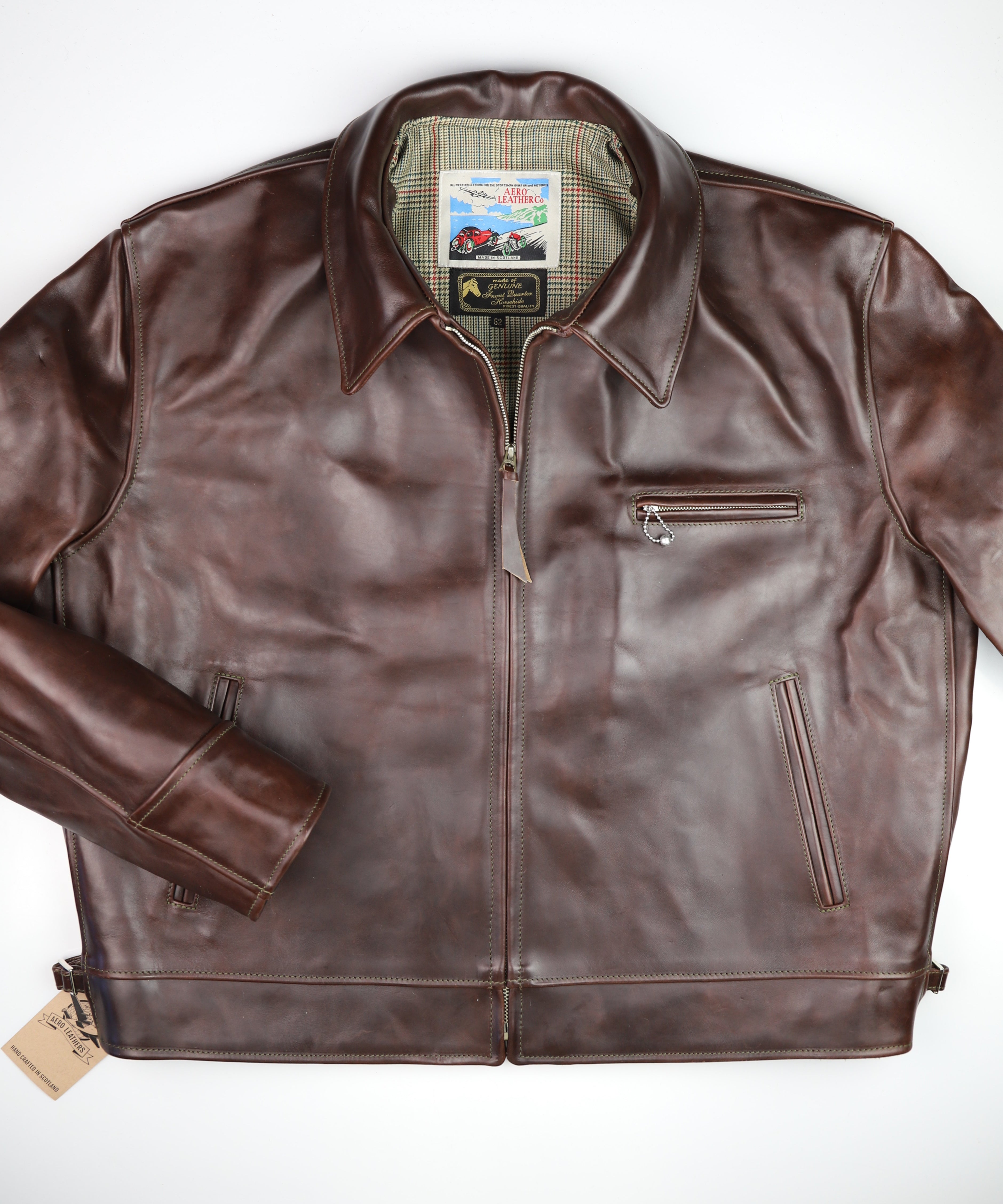 Aero Highwayman, sz 52 (fits like 56), Brown Chromexcel FQHH
