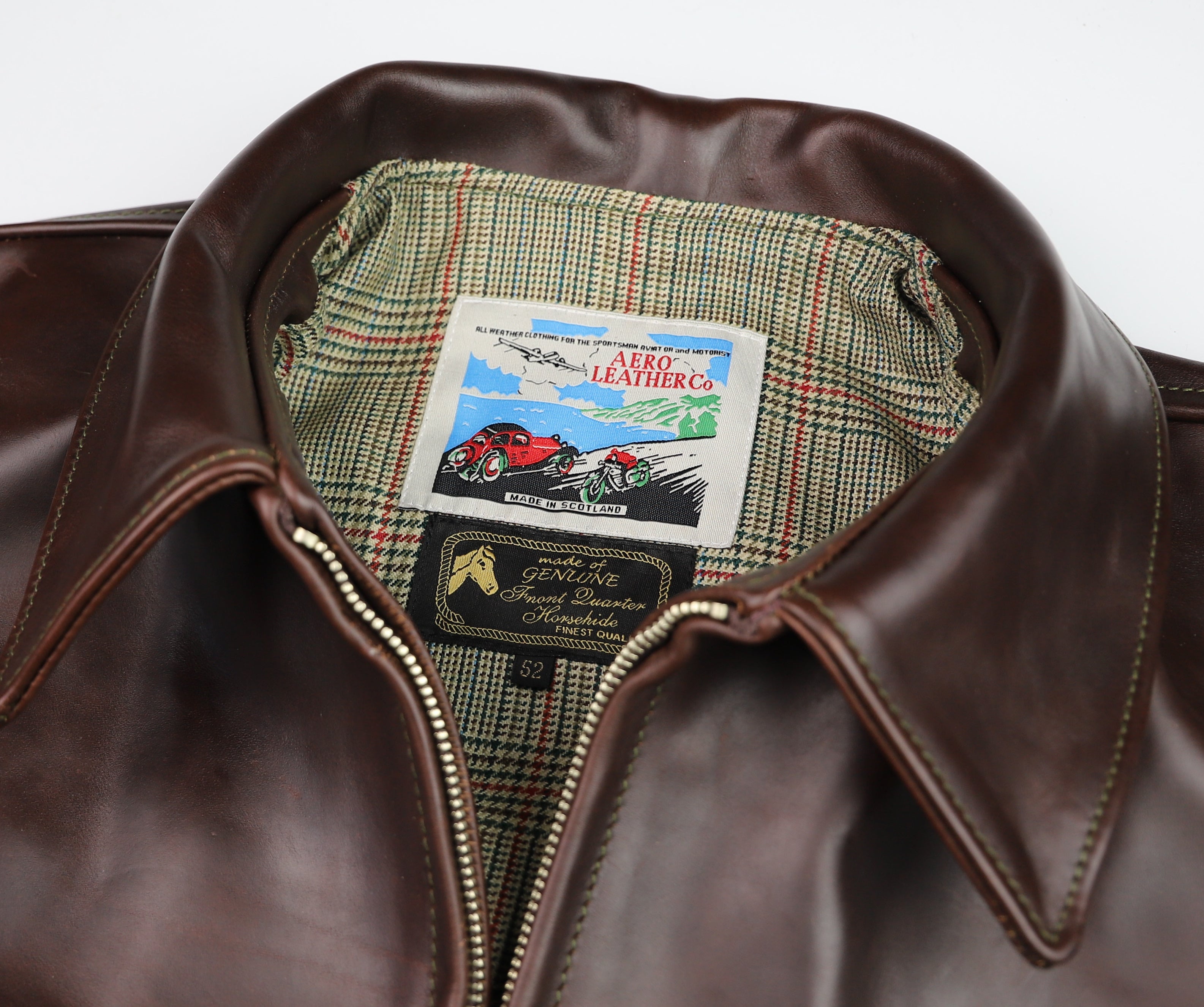 Aero Highwayman, sz 52 (fits like 56), Brown Chromexcel FQHH