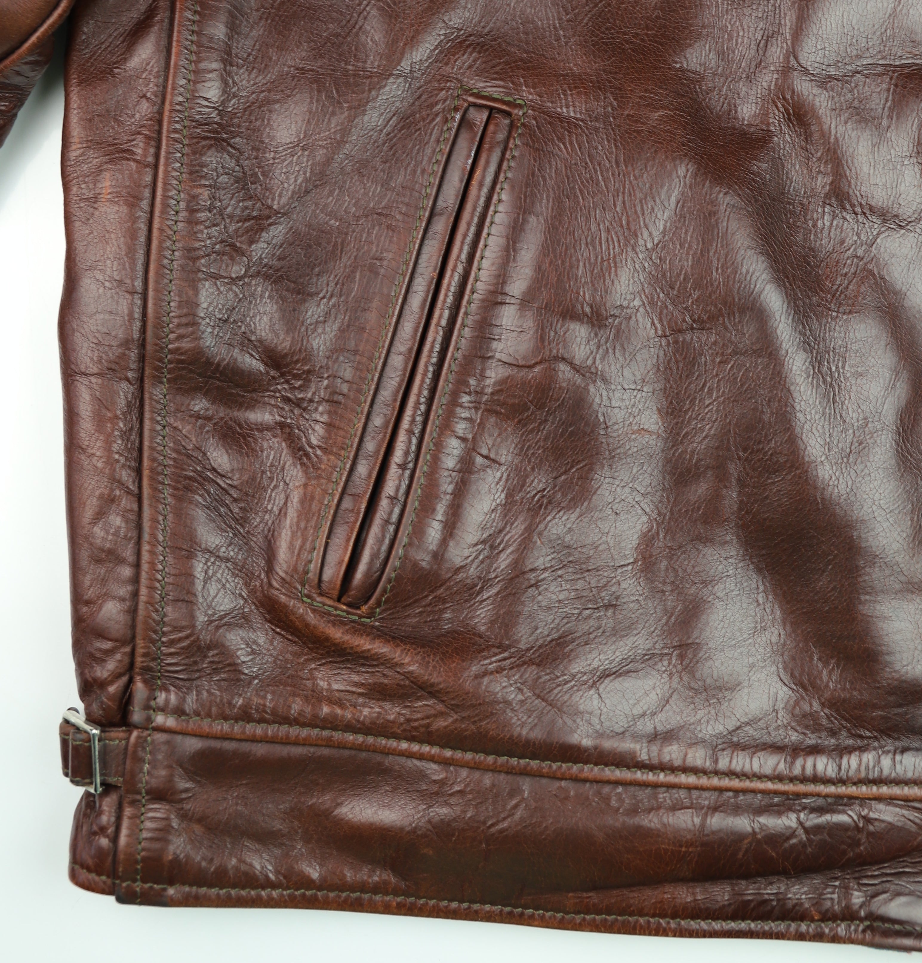 Aero Highwayman, sz 50, Brown CXL Steerhide, Gently Worn