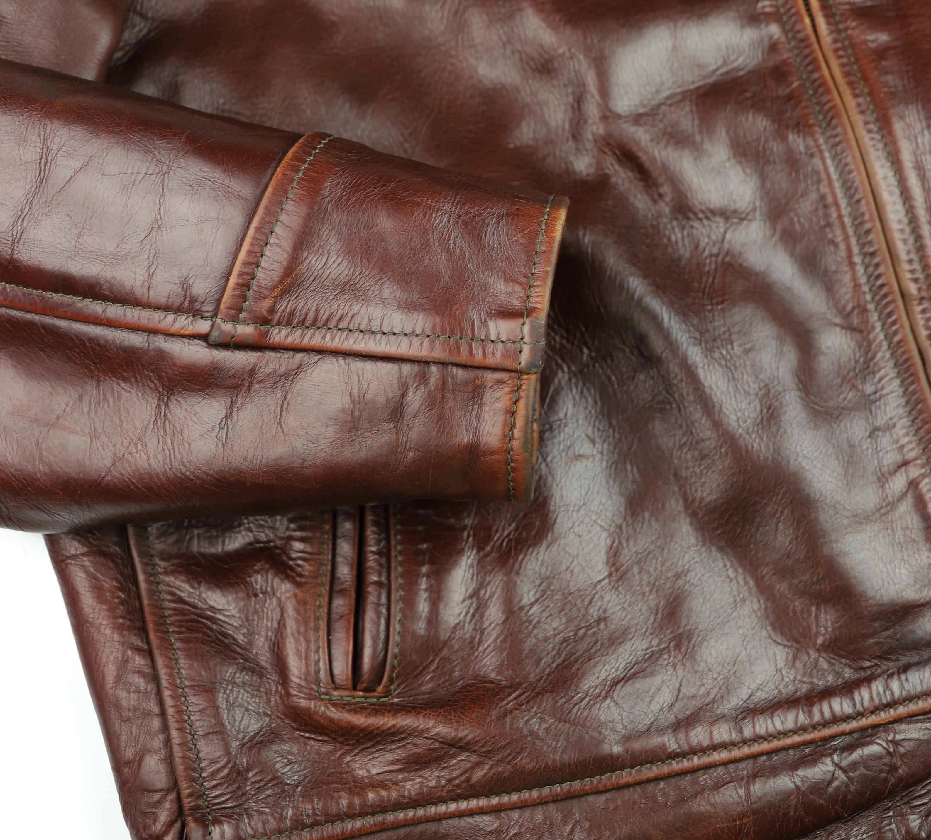 Aero Highwayman, sz 50, Brown CXL Steerhide, Gently Worn