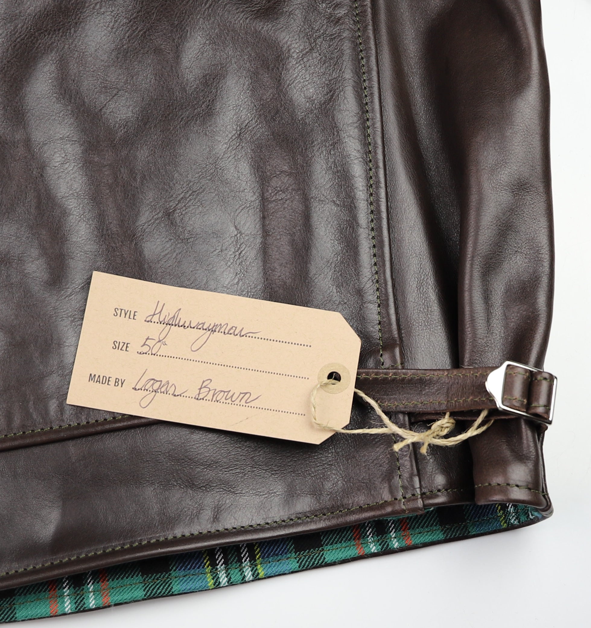 Aero Highwayman, size 50 (fits like size 54), Chestnut Badalassi Cowhide