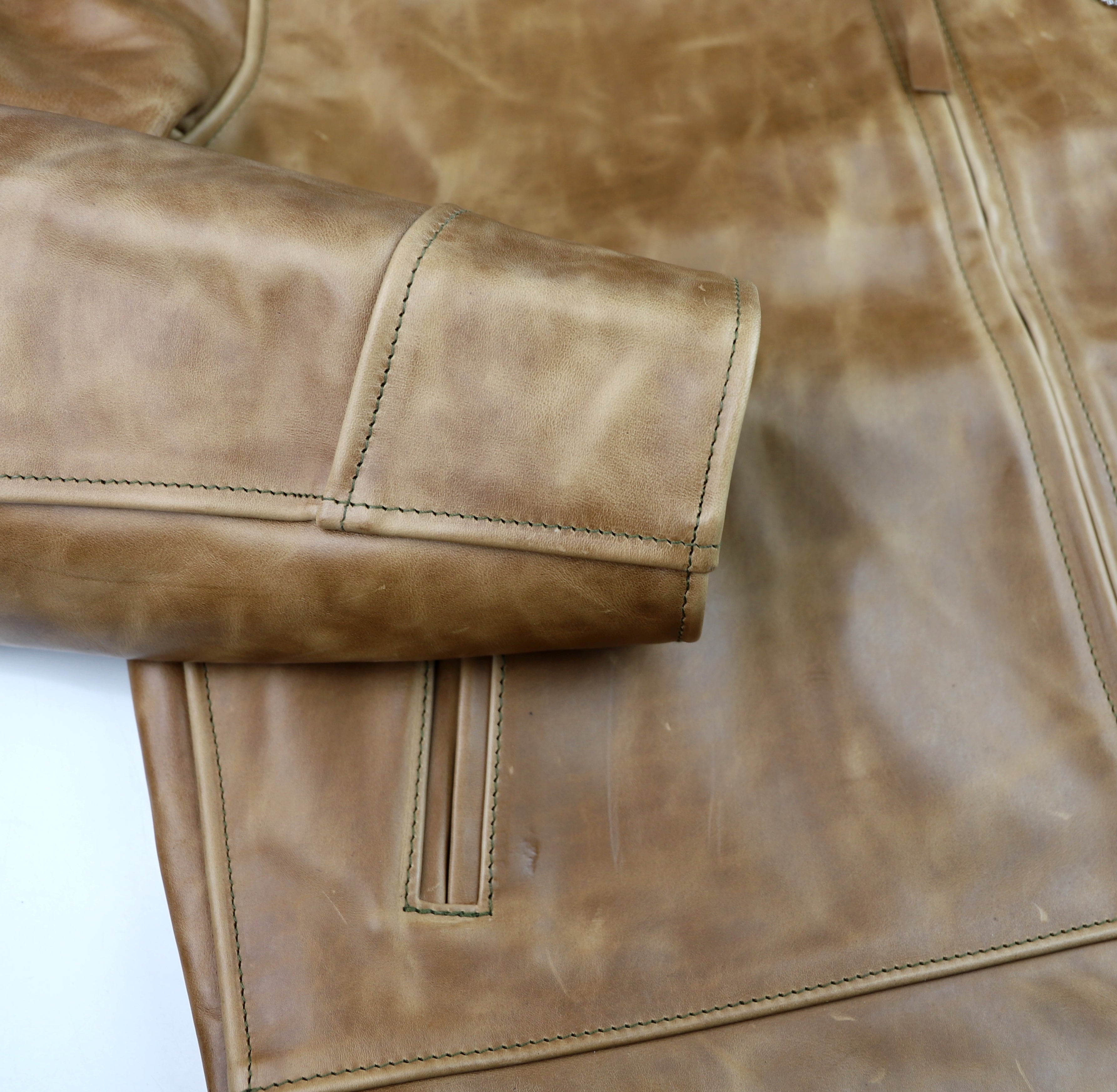 Aero Highwayman, sz 48 (fits like 52), Natural Chromexcel FQHH