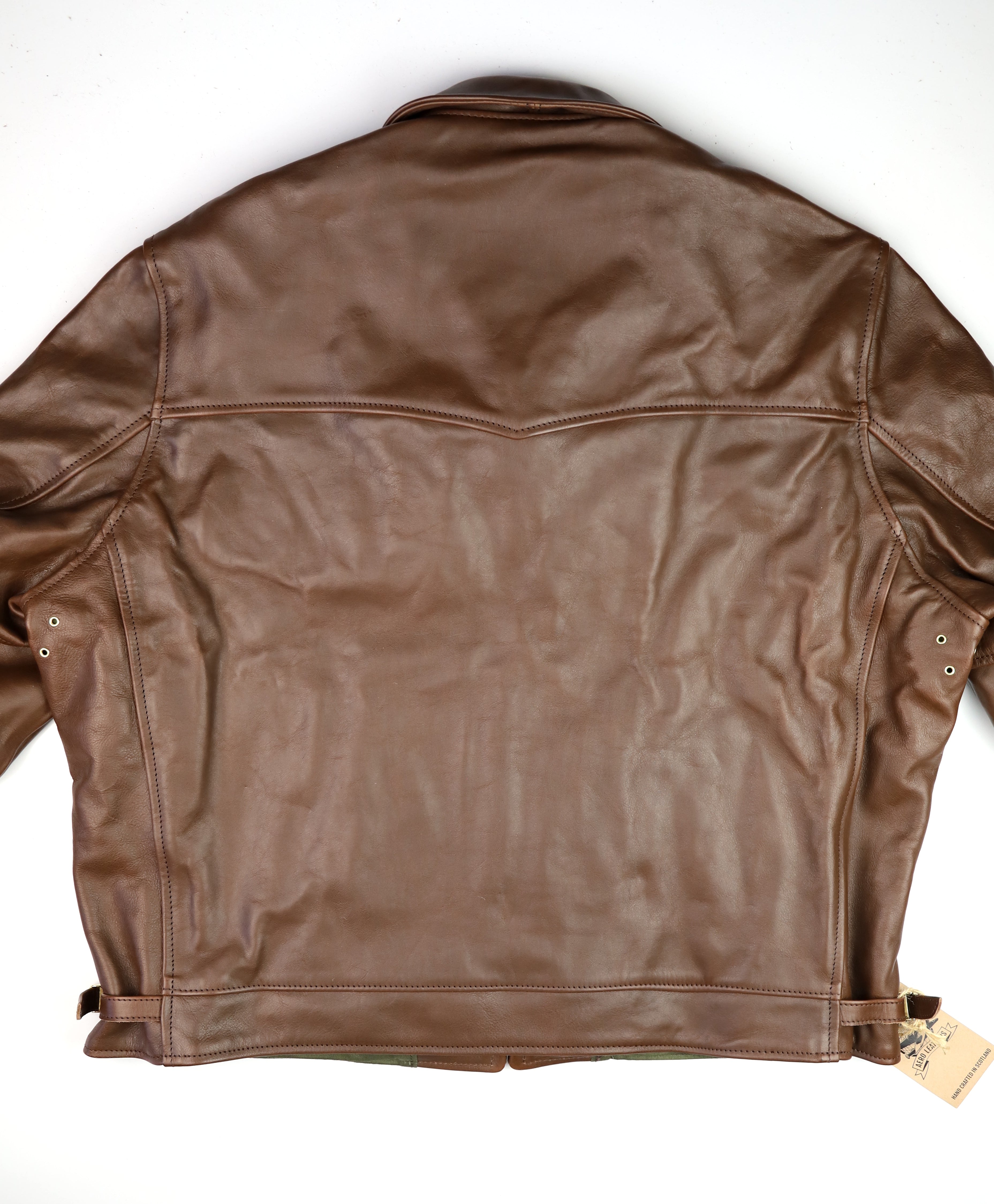 Aero Highwayman, sz 50, Seal Vicenza Horsehide, New with tag