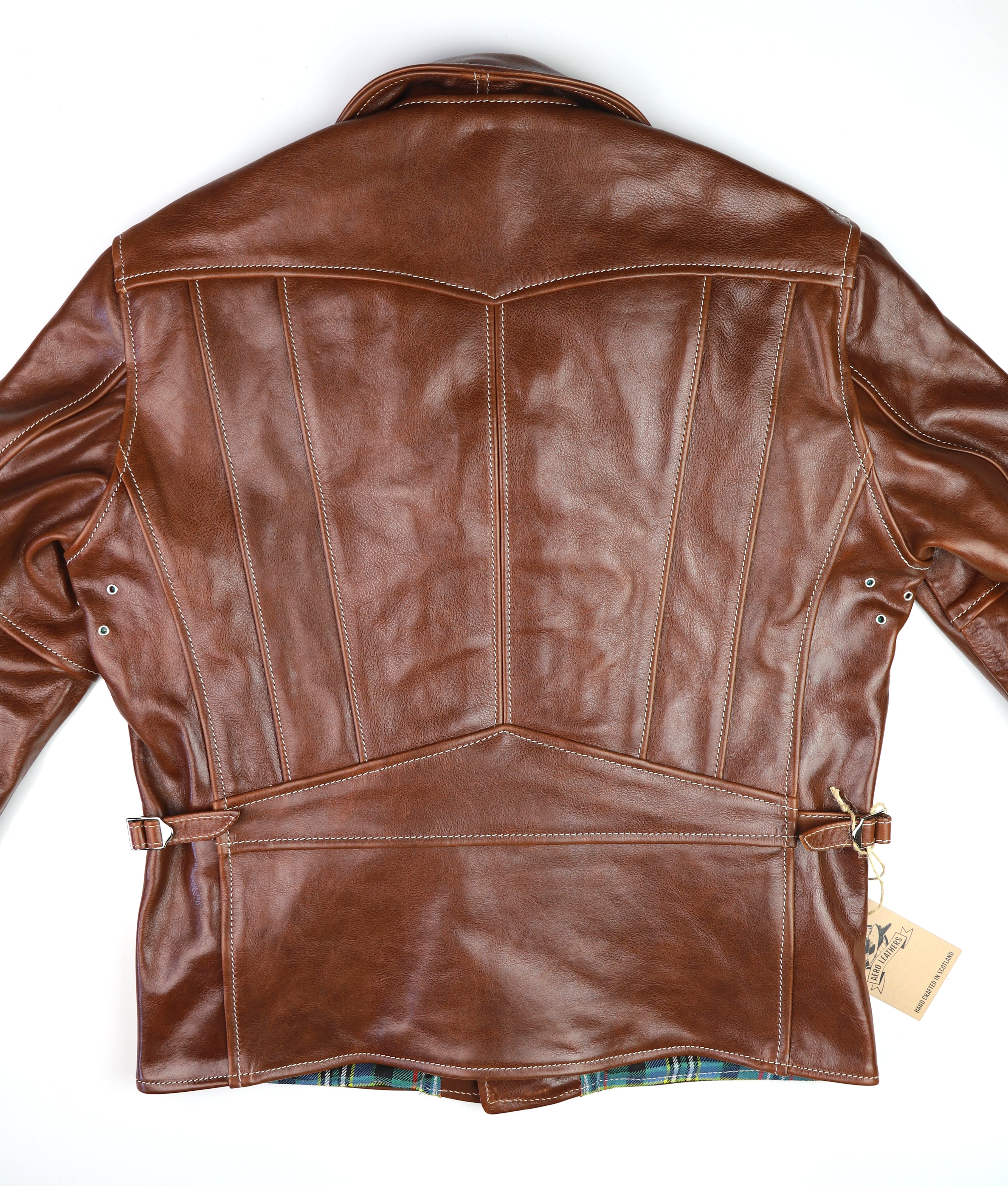 Aero Hooch Hauler, size 42, Russet Badalassi Cowhide