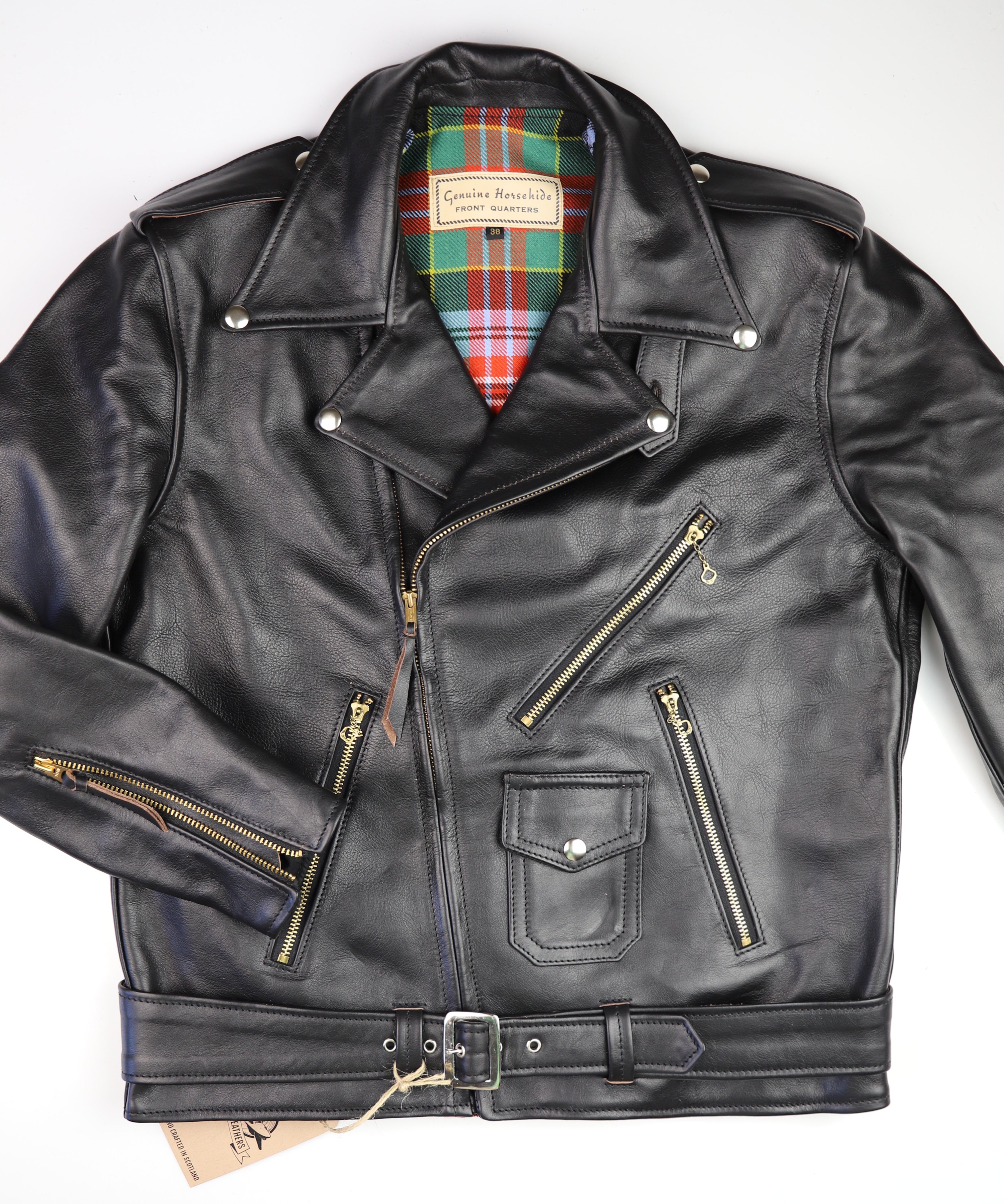 Aero Indian Ranger, size 38 (fits like 42), Blackened Brown Vicenza Horsehide