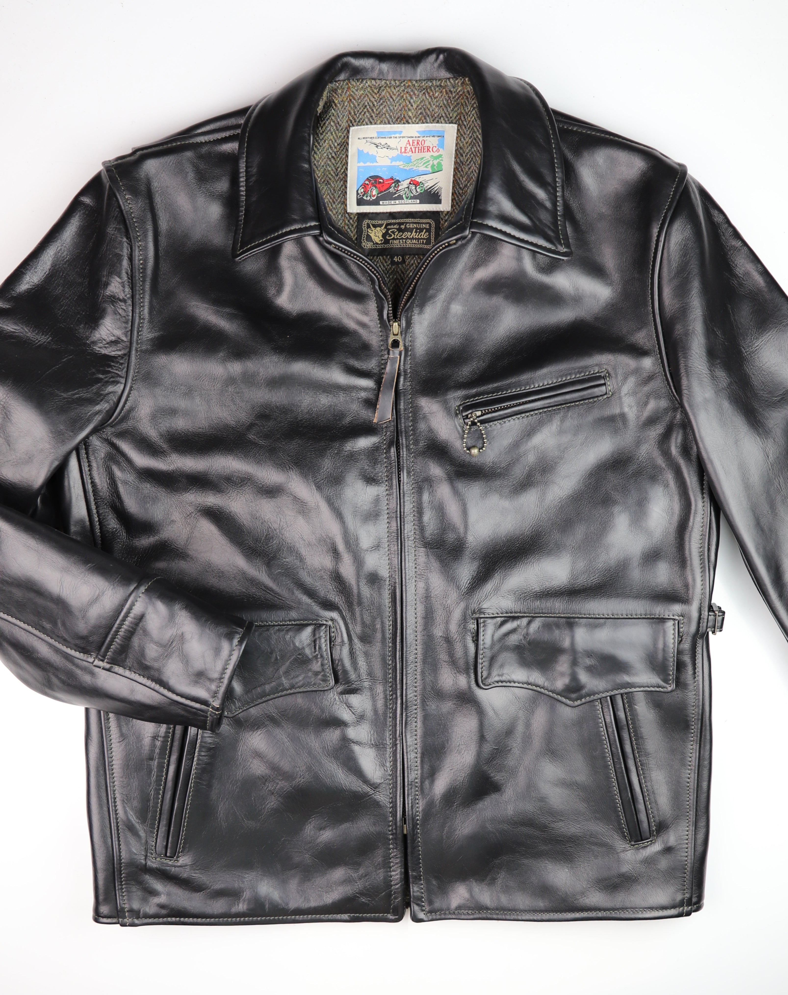 Aero Long Half Belt, size 40 (fits like size 44), Black CXL FQHH