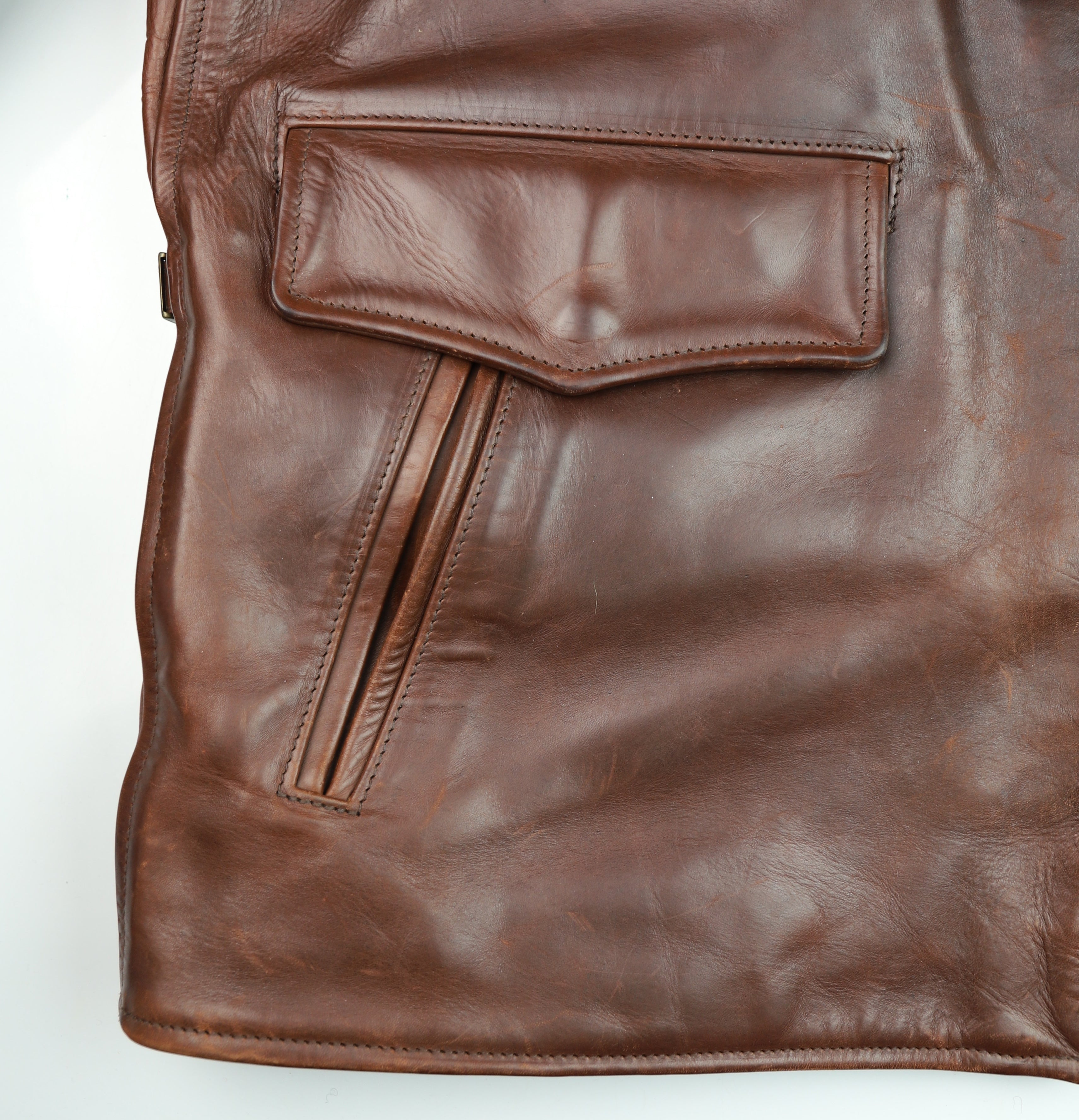 Aero Long Half Belt, size 52 Brown CXL FQHH, Gently Worn