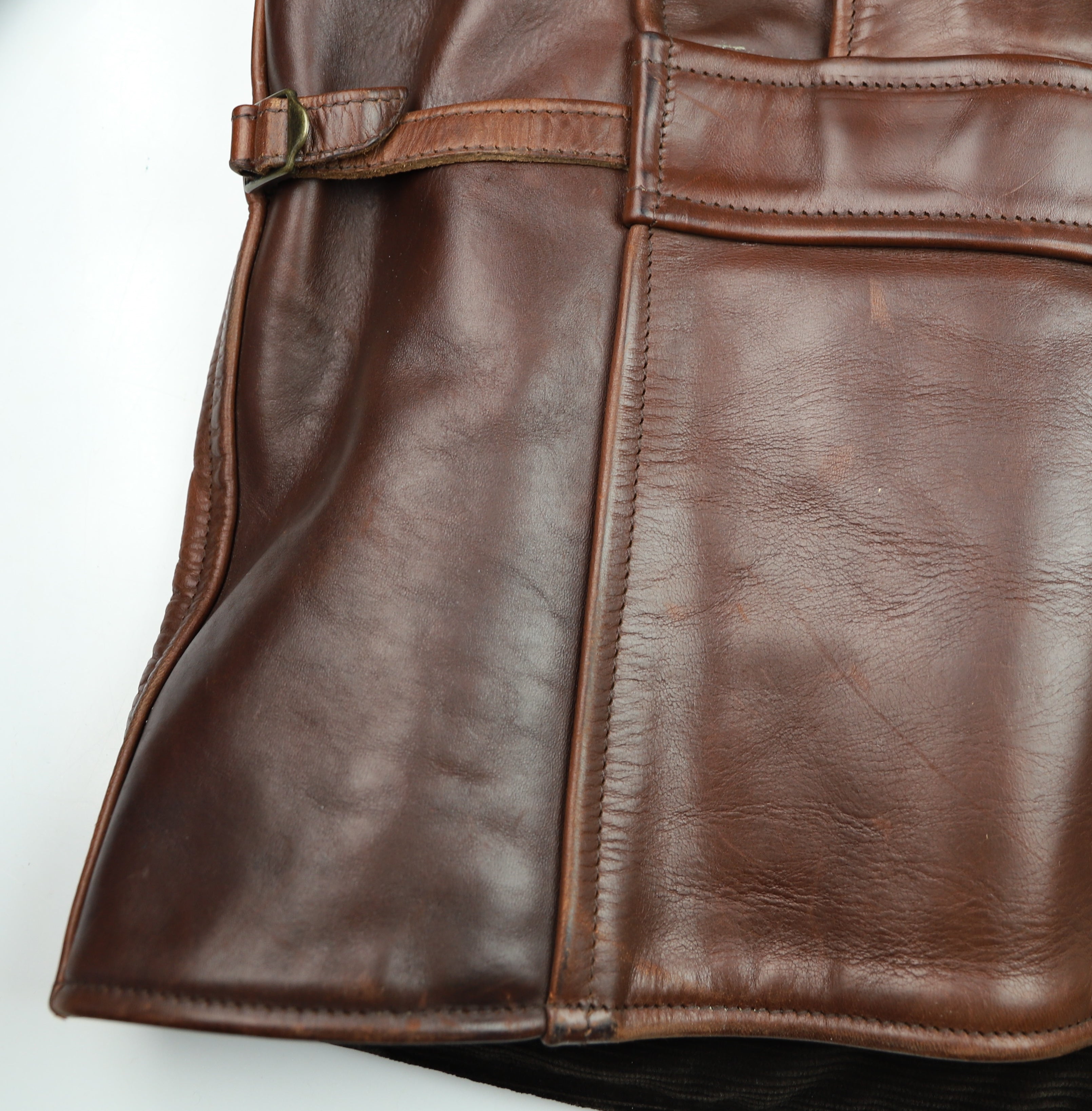 Aero Long Half Belt, size 52 Brown CXL FQHH, Gently Worn