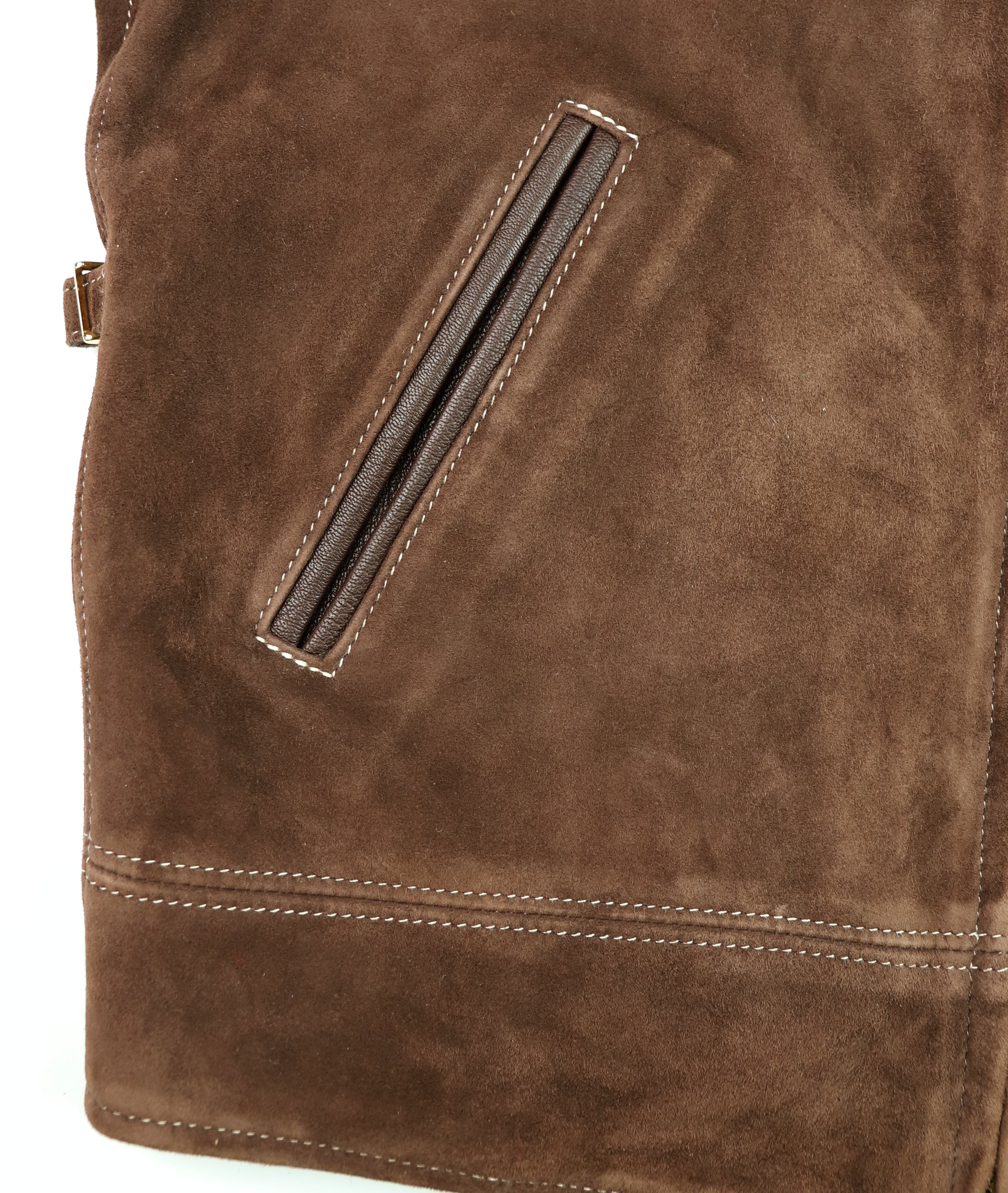 Aero Majestic, size 42, Chocolate Goat Suede, Gently Worn