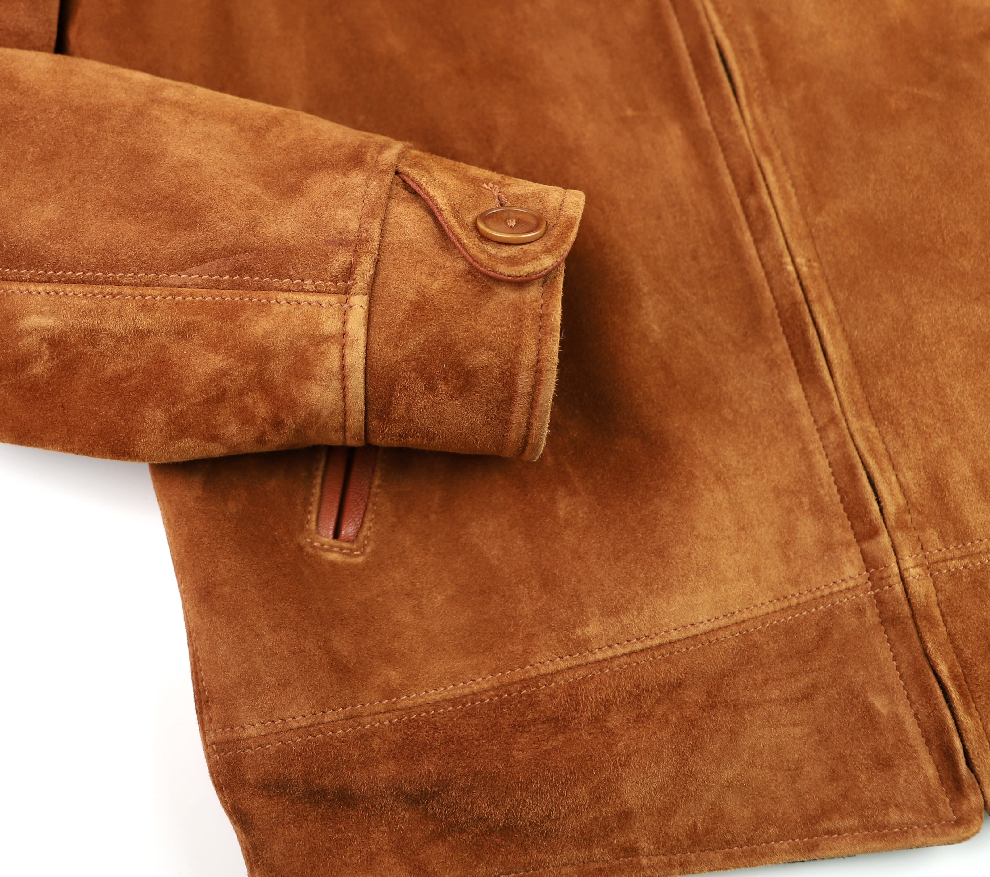 Aero Majestic, size 44, Rust Goat Suede, Gently Worn