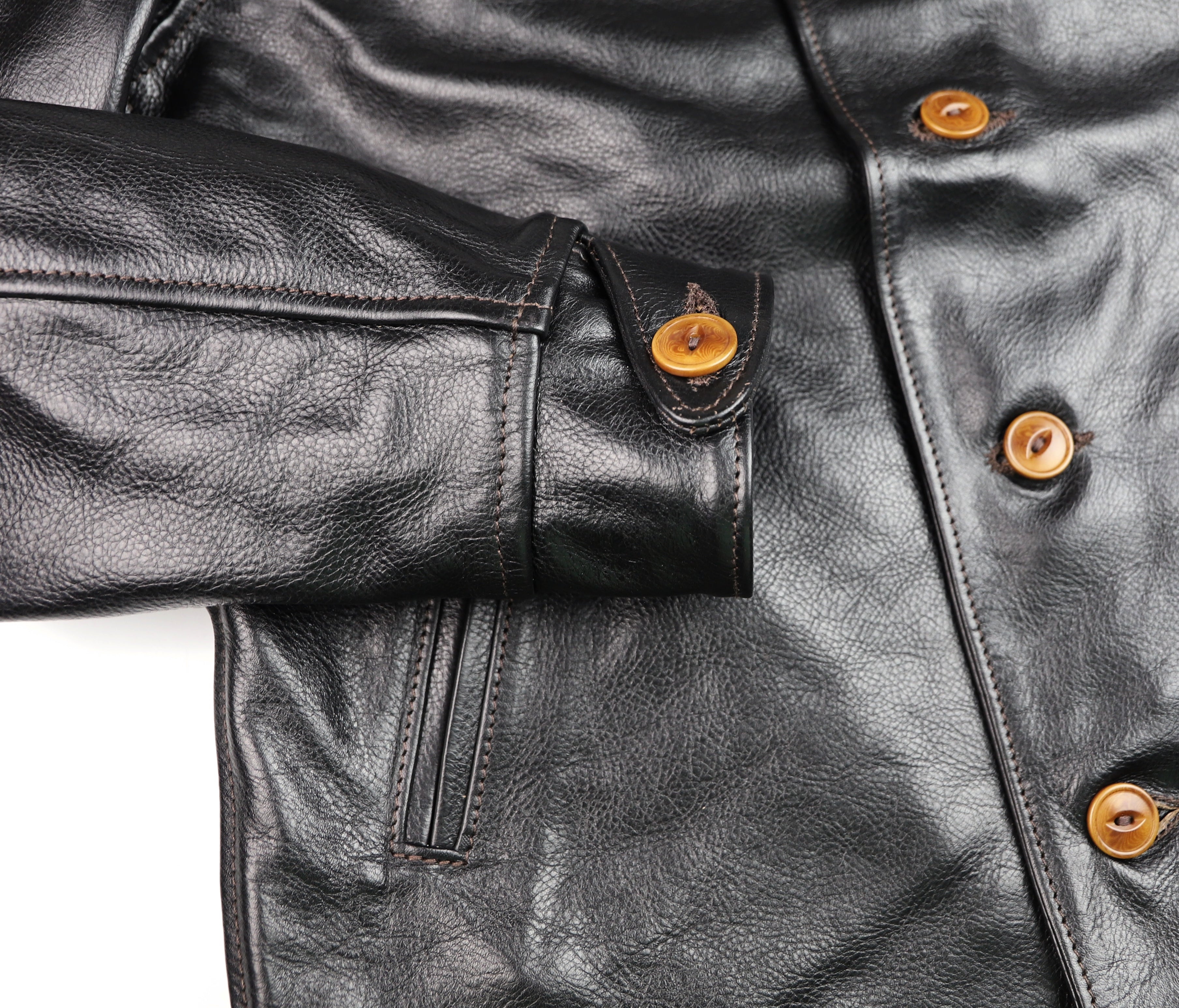 Aero Maxwell, size 40, Blackened Brown Vicenza Horsehide