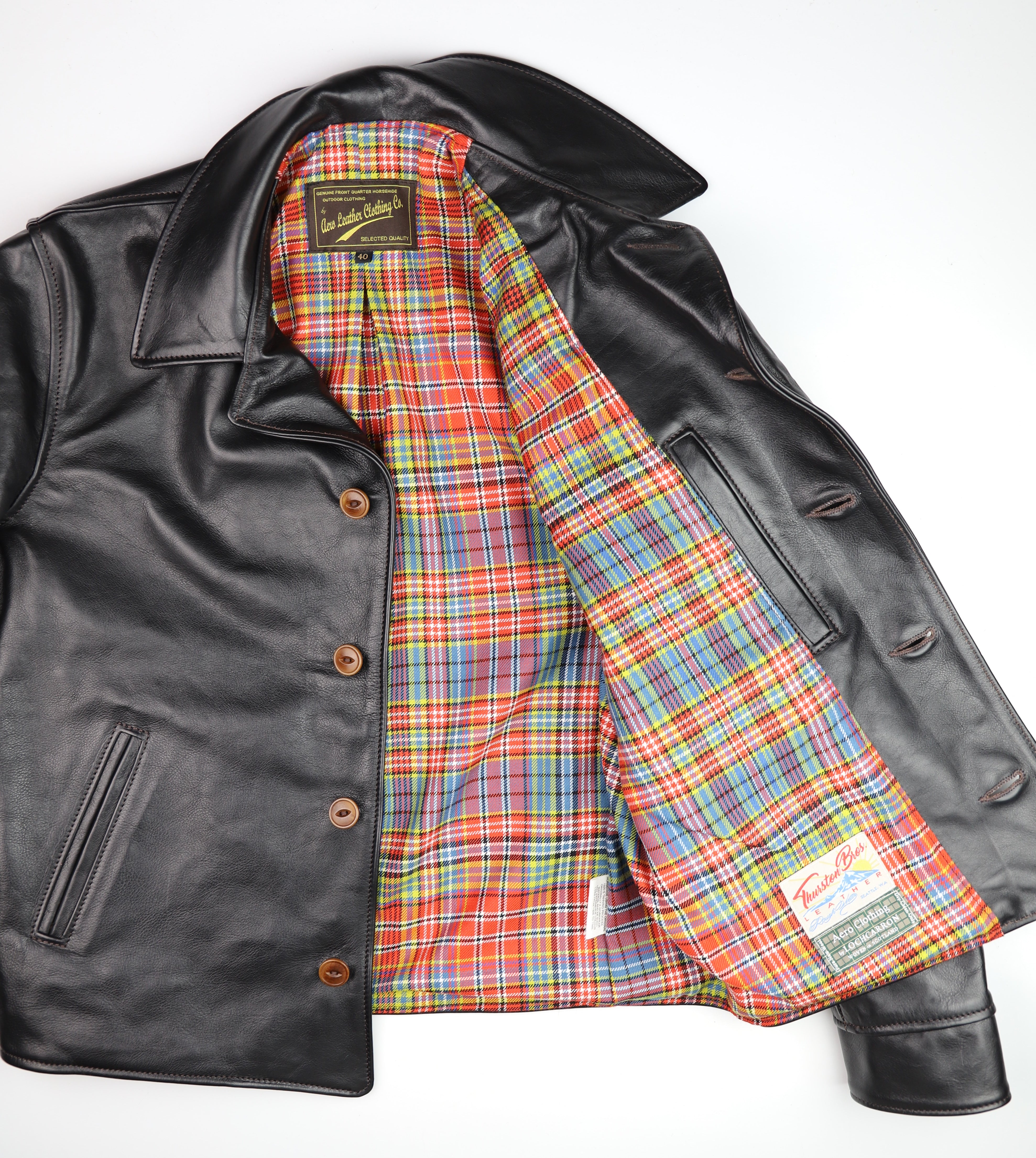 Aero Maxwell, size 40, Blackened Brown Vicenza Horsehide