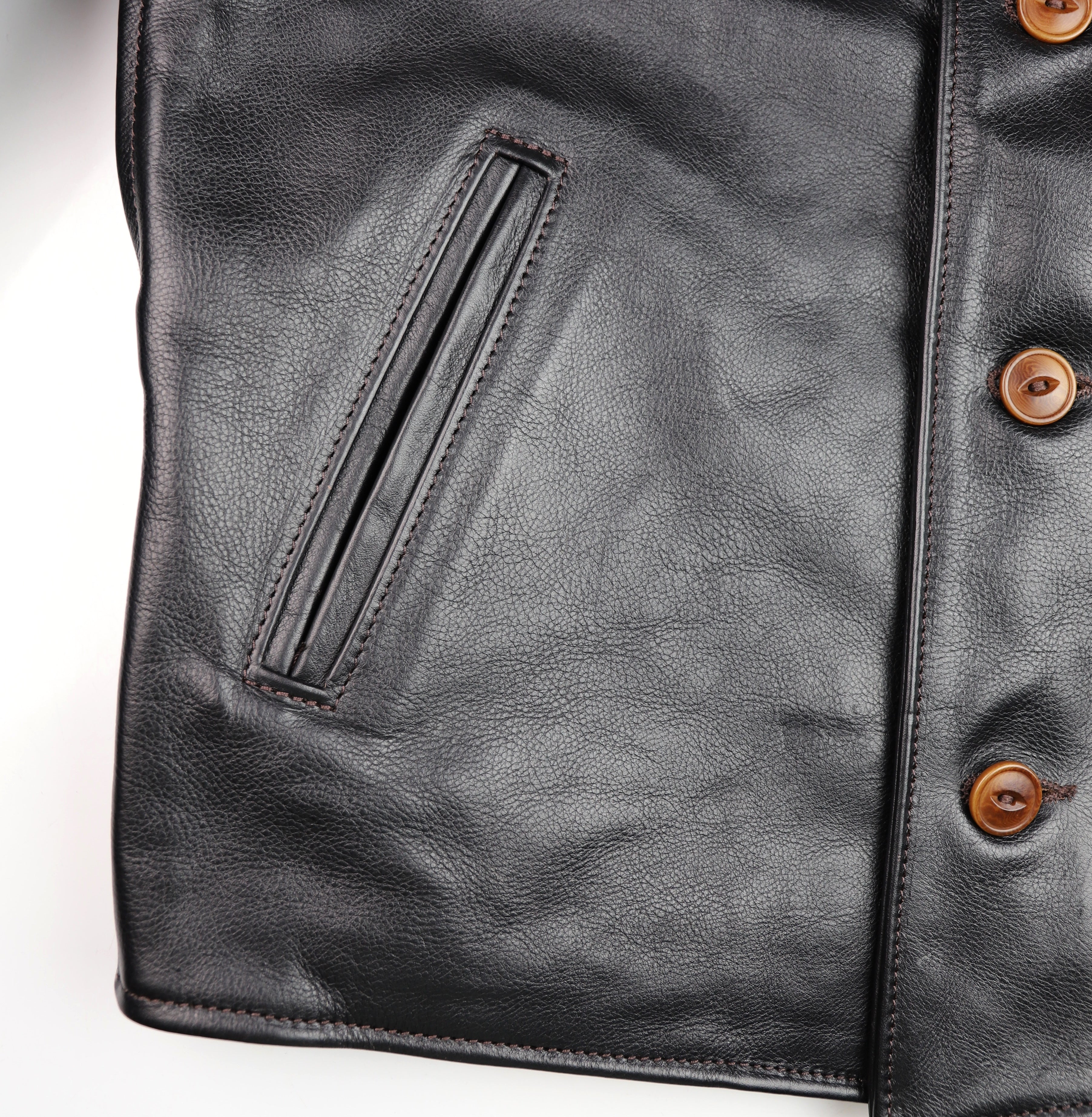 Aero Maxwell, size 40, Blackened Brown Vicenza Horsehide