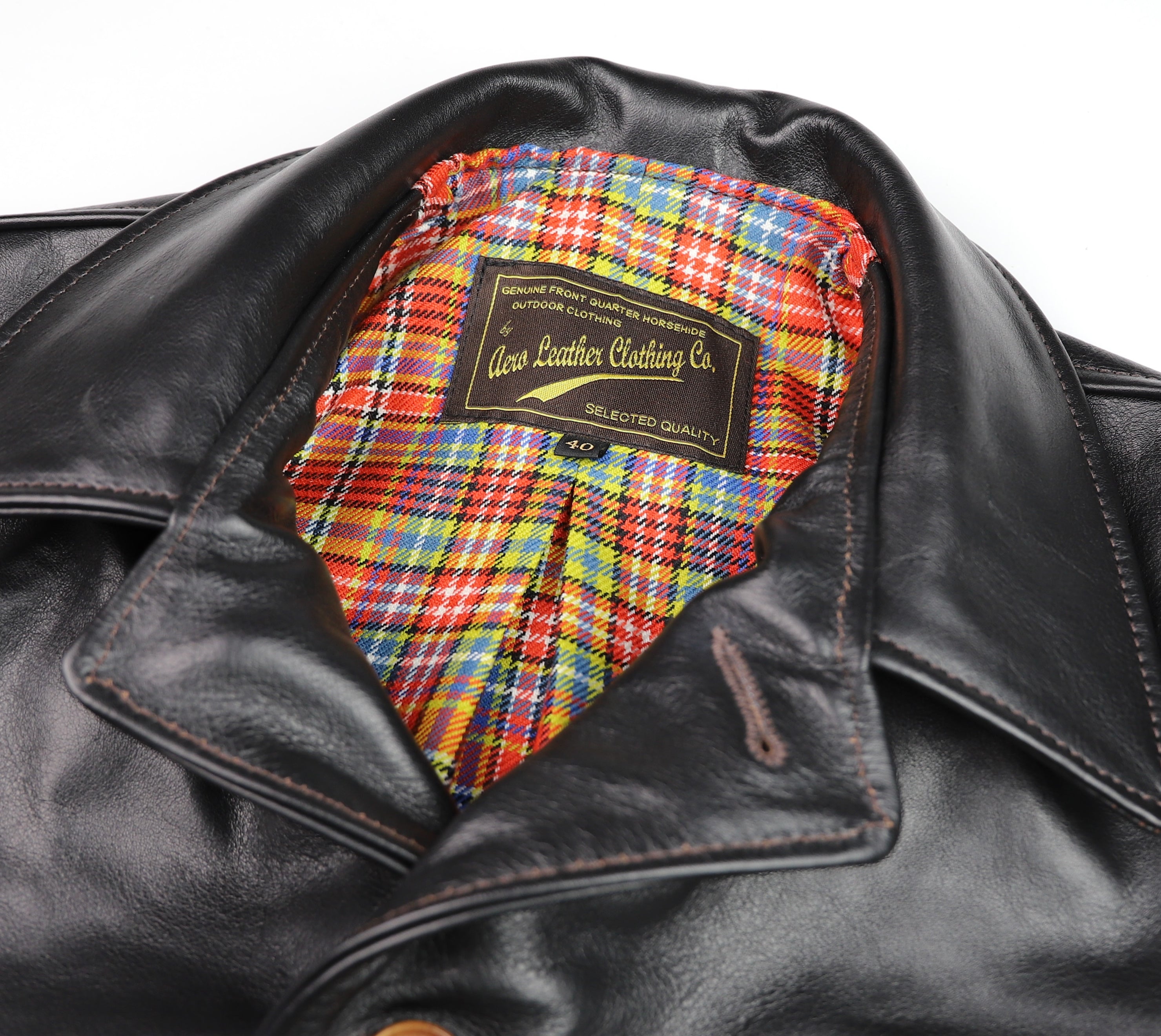Aero Maxwell, size 40, Blackened Brown Vicenza Horsehide