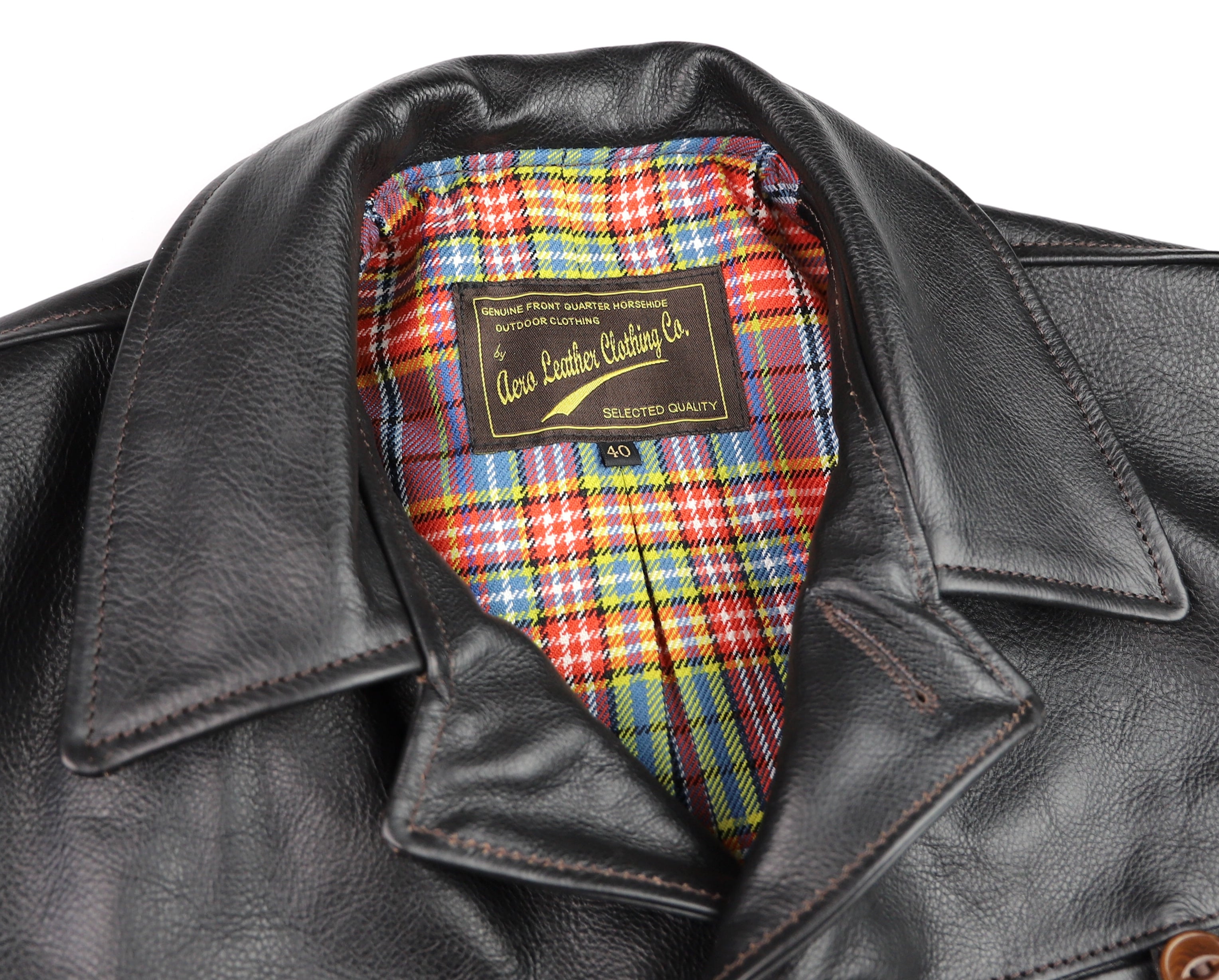 Aero Maxwell, size 40, Blackened Brown Vicenza Horsehide