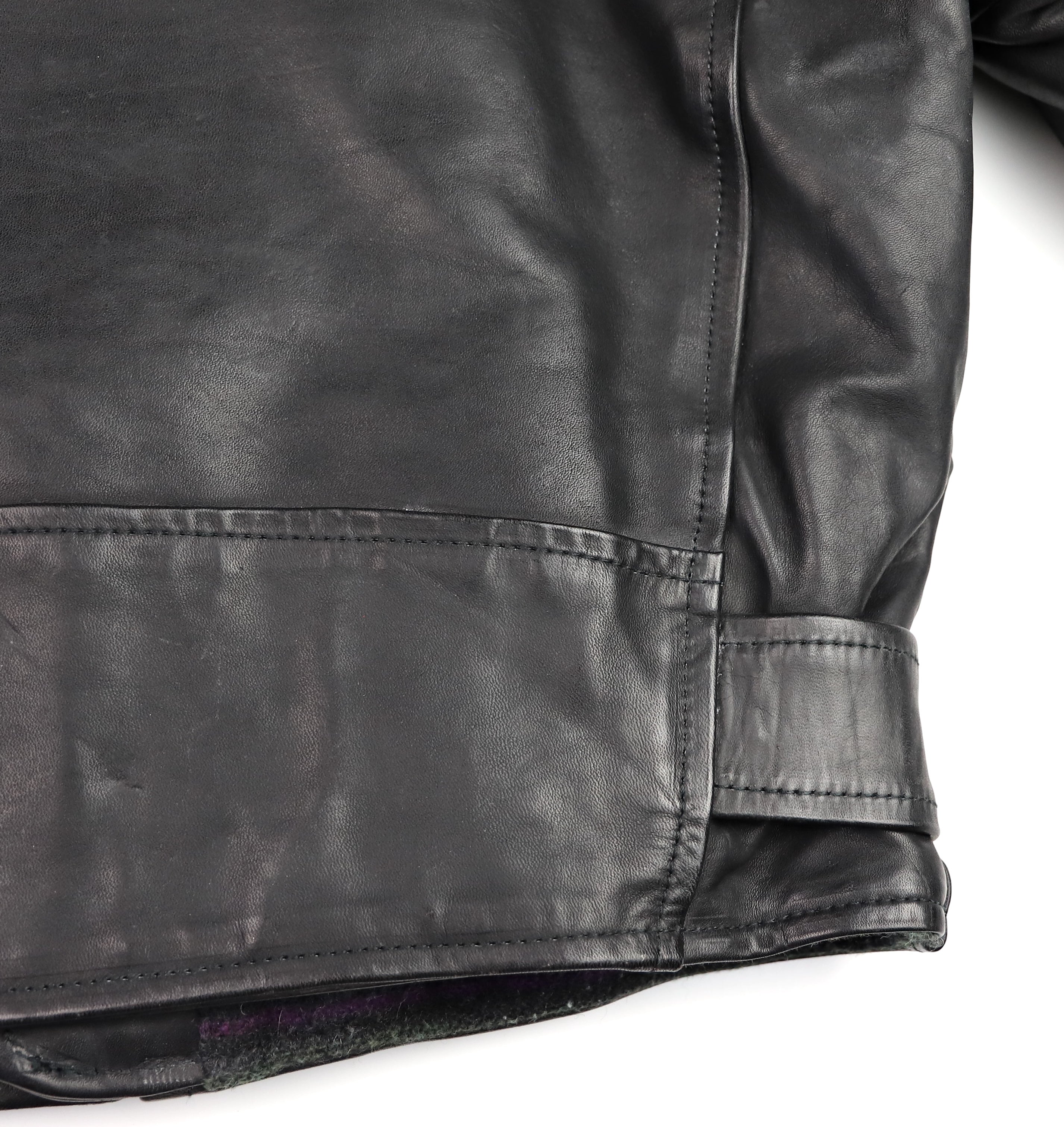 Aero Motorcycle Jacket, sz 44, Black CXL FQHH, Gently Worn