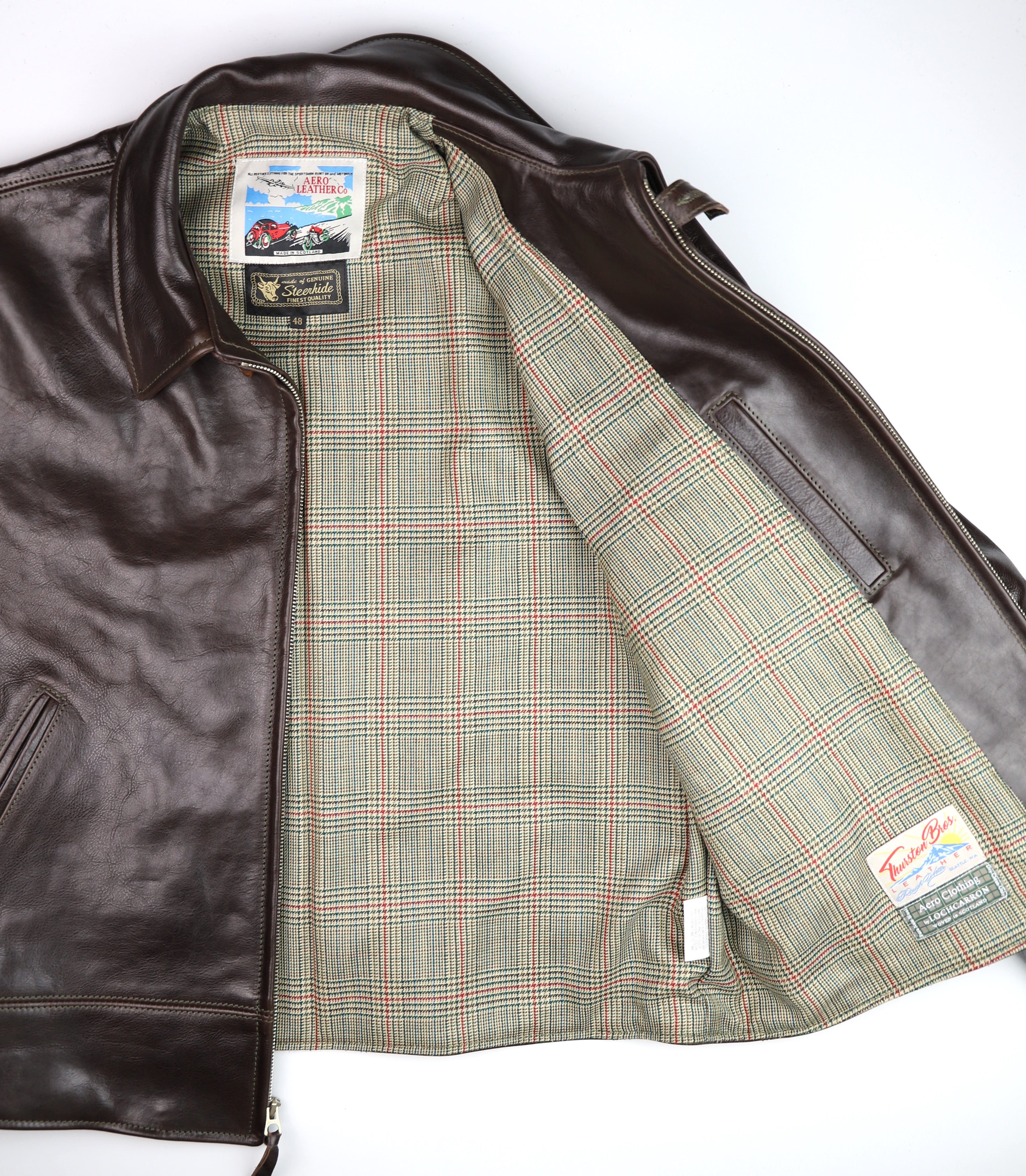 Aero Original Hercules, size 48 (fits like 50), Chestnut Badalassi Cowhide