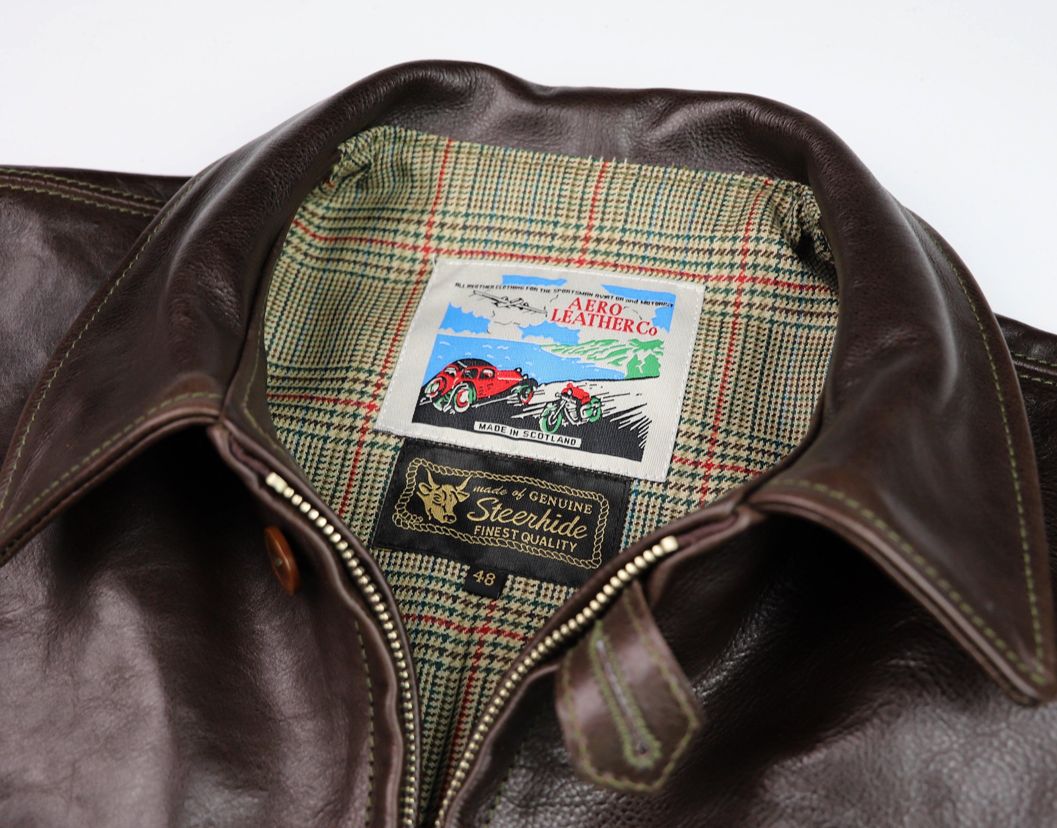 Aero Original Hercules, size 48 (fits like 50), Chestnut Badalassi Cowhide
