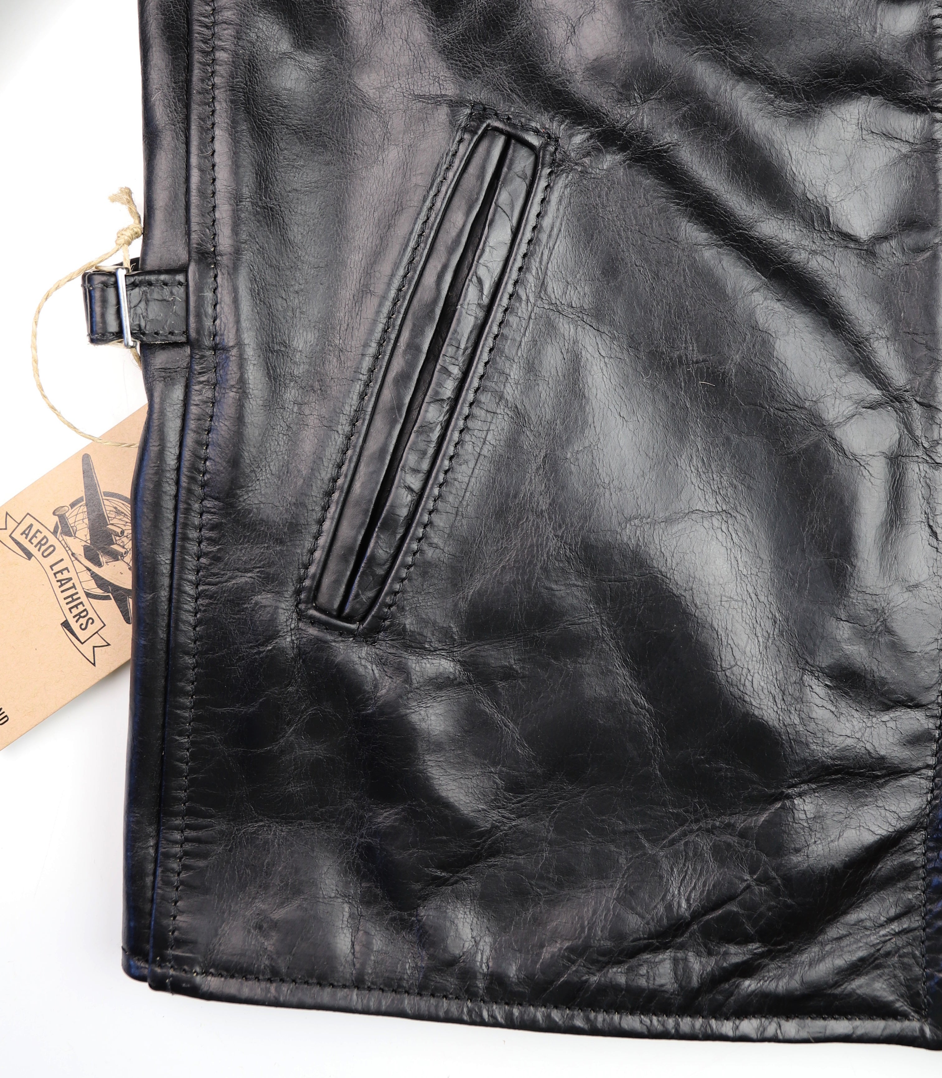 Aero Plainsman, size 38, Black CXL Steerhide, Almost New