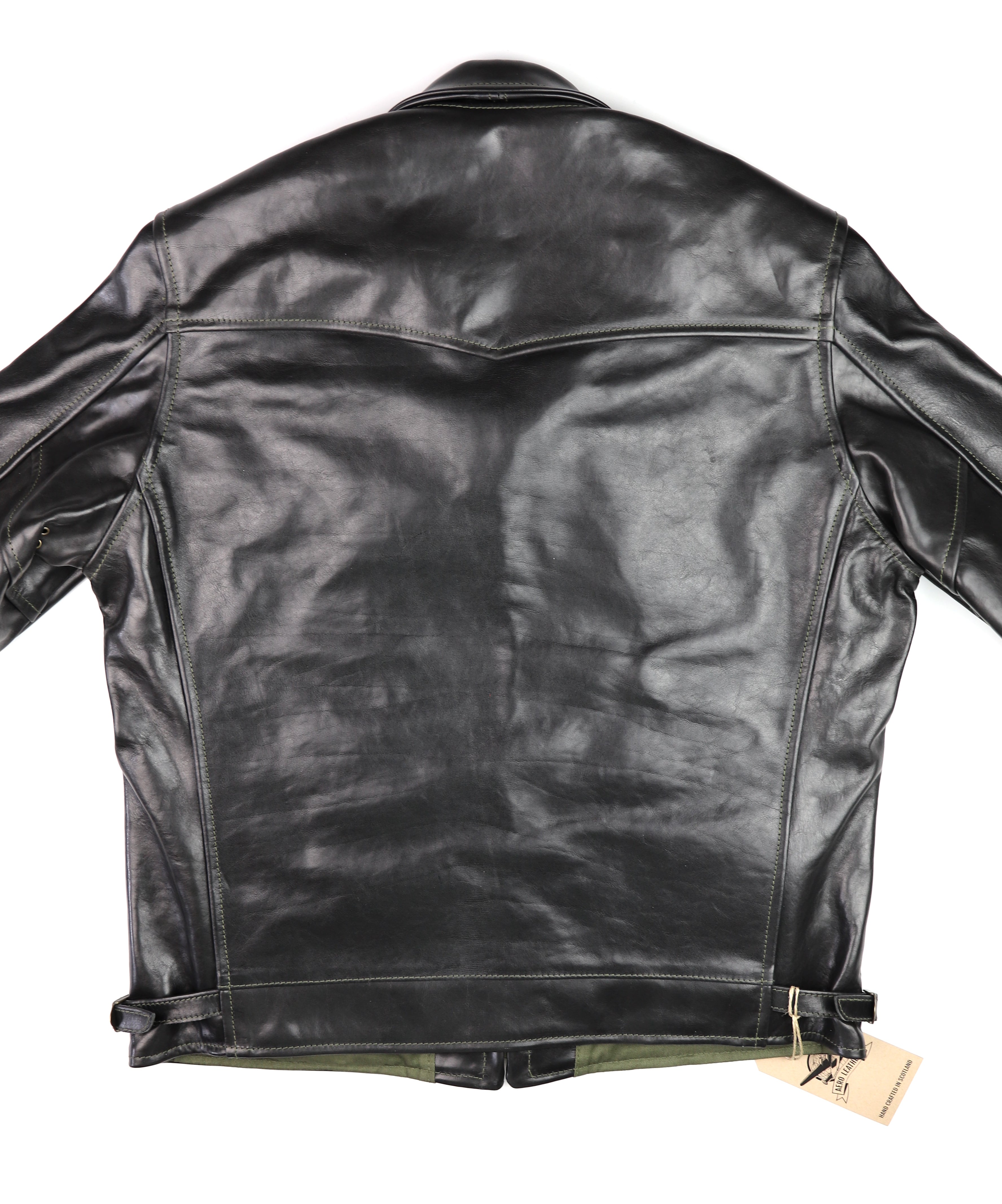 Aero Premier Highwayman, size 44, Black Badalassi Cowhide