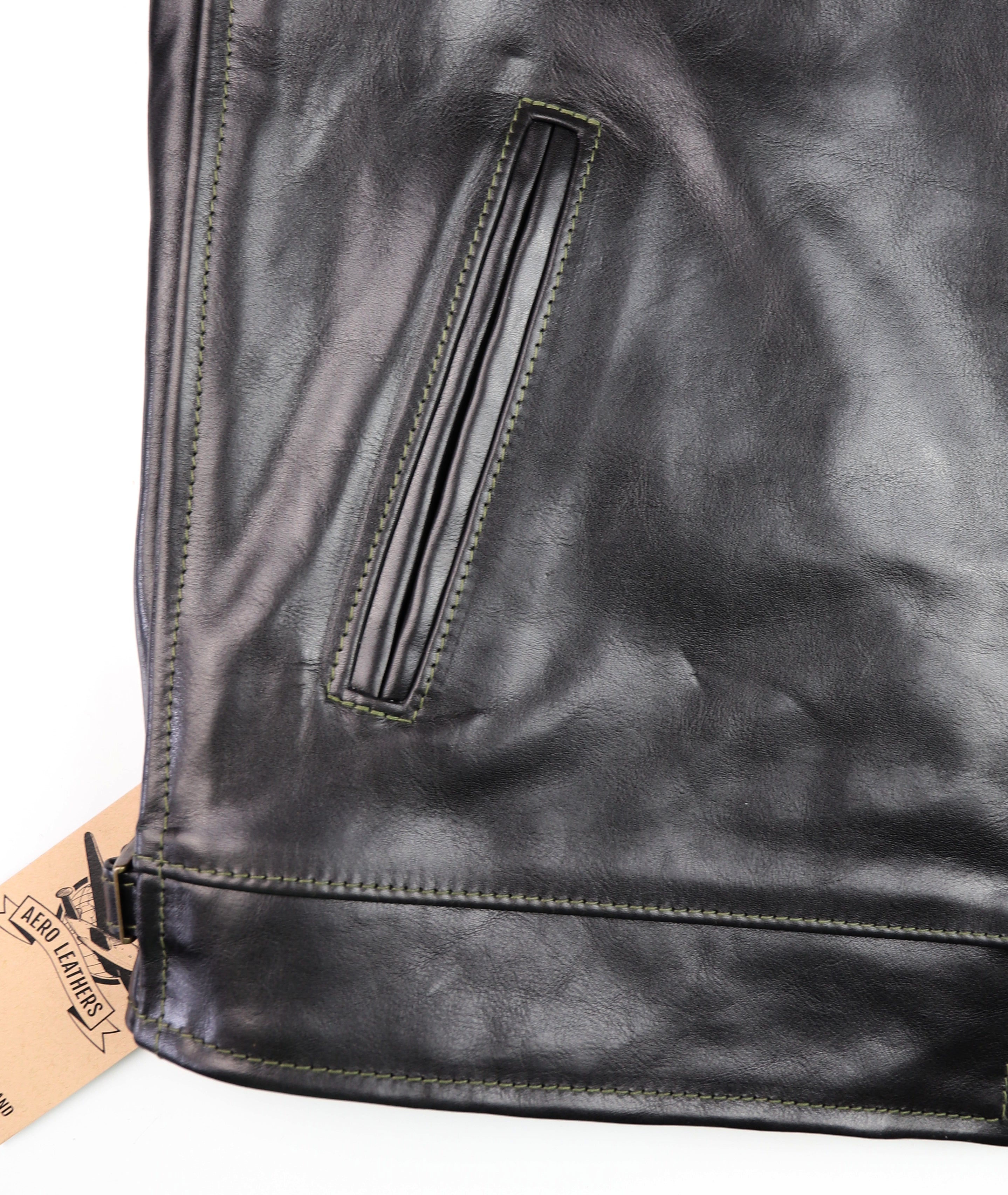 Aero Premier Highwayman, size 44, Black Badalassi Cowhide