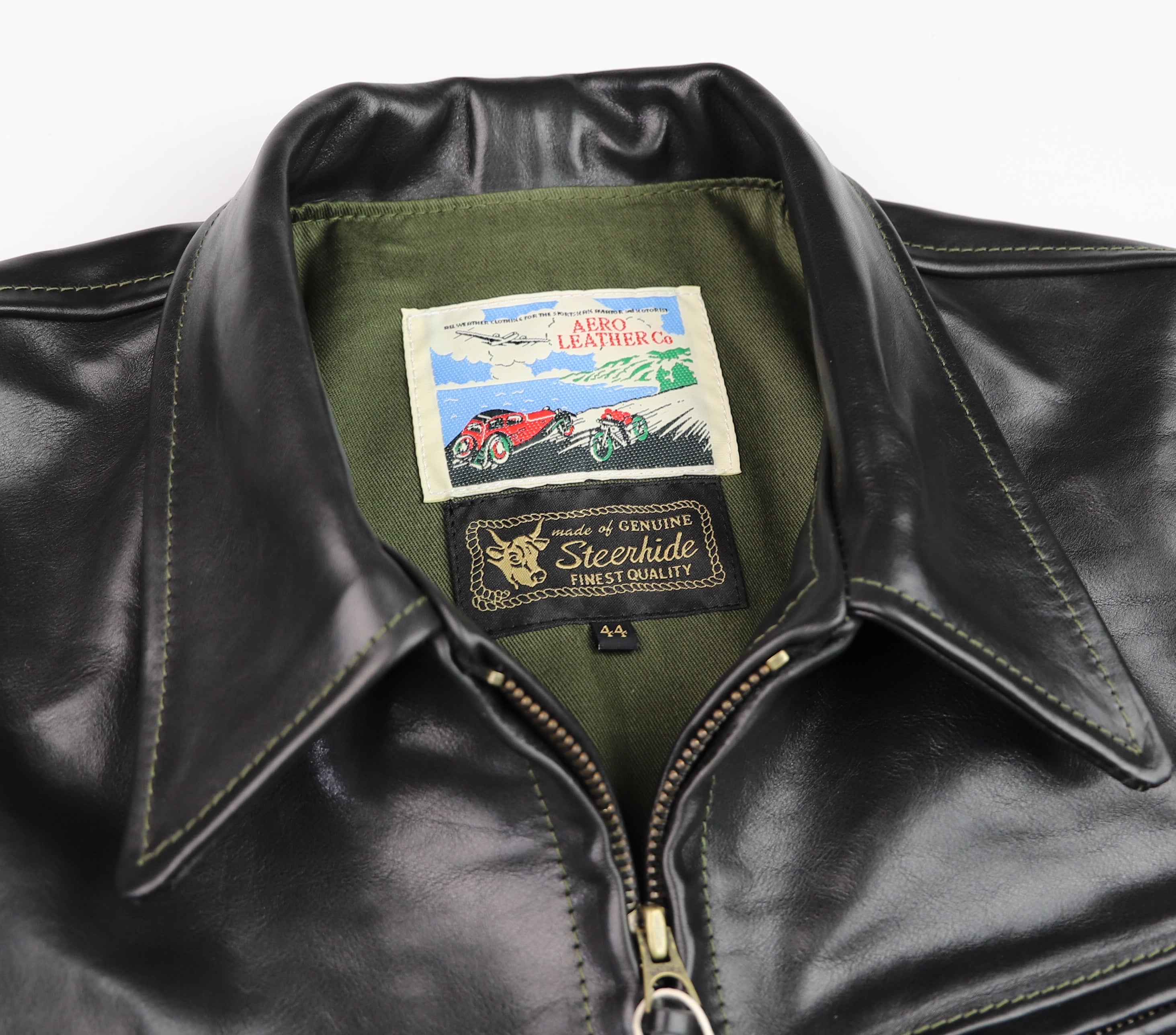 Aero Premier Highwayman, size 44, Black Badalassi Cowhide