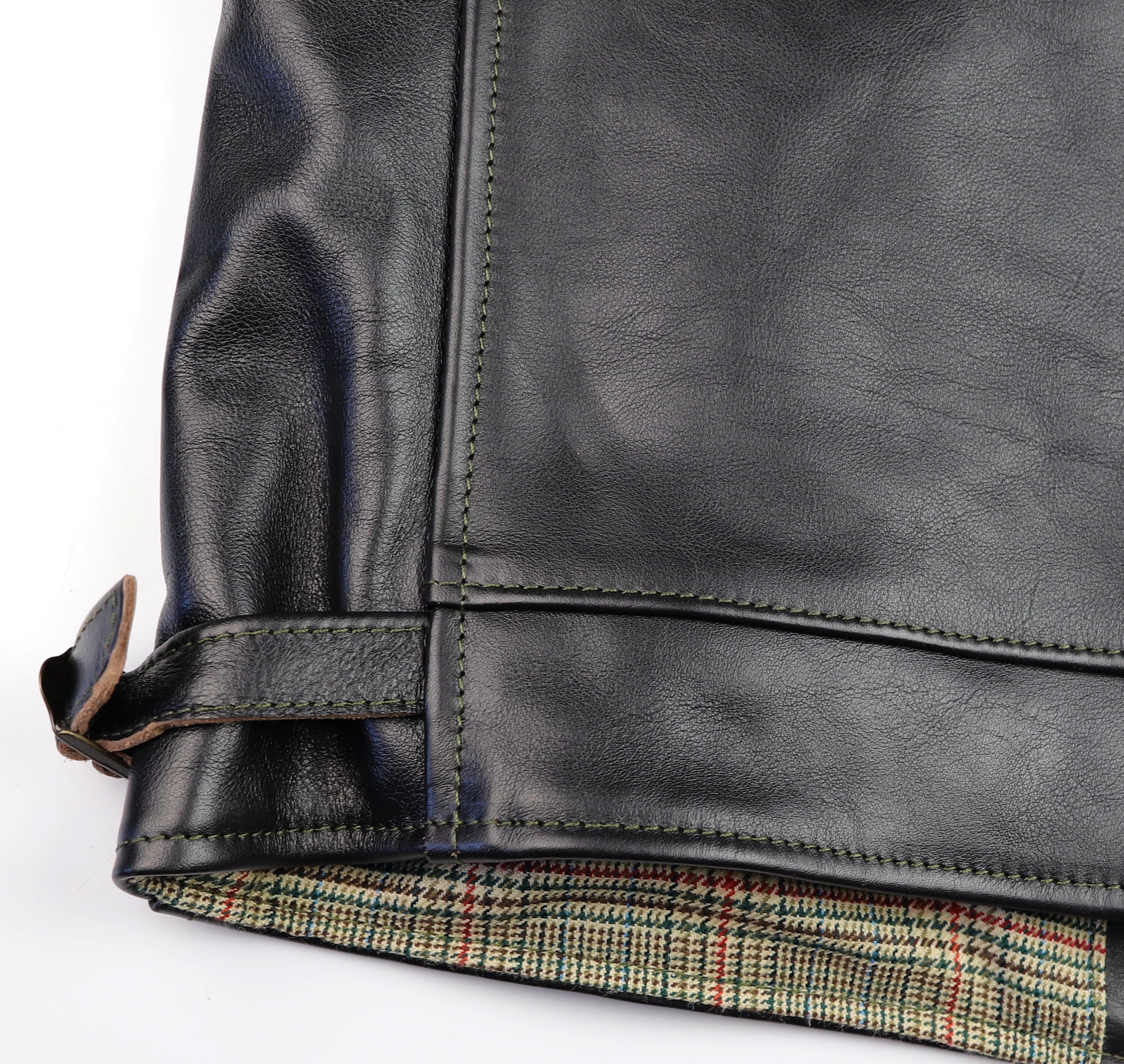 Aero Premier Highwayman, size 44, Blackened Brown Vicenza Horsehide