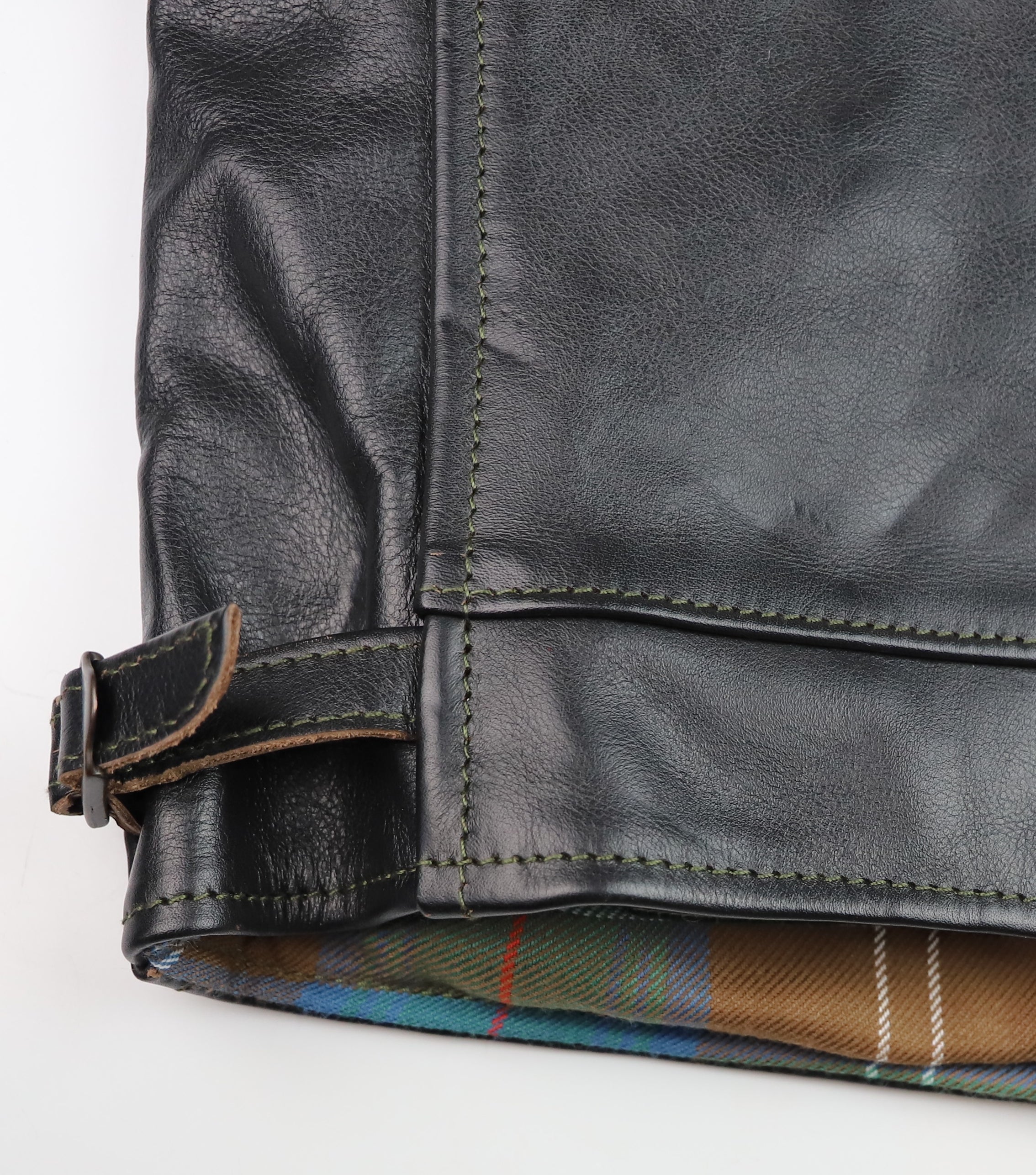 Aero Premier Highwayman, size 40, Blackened Brown Vicenza Horsehide