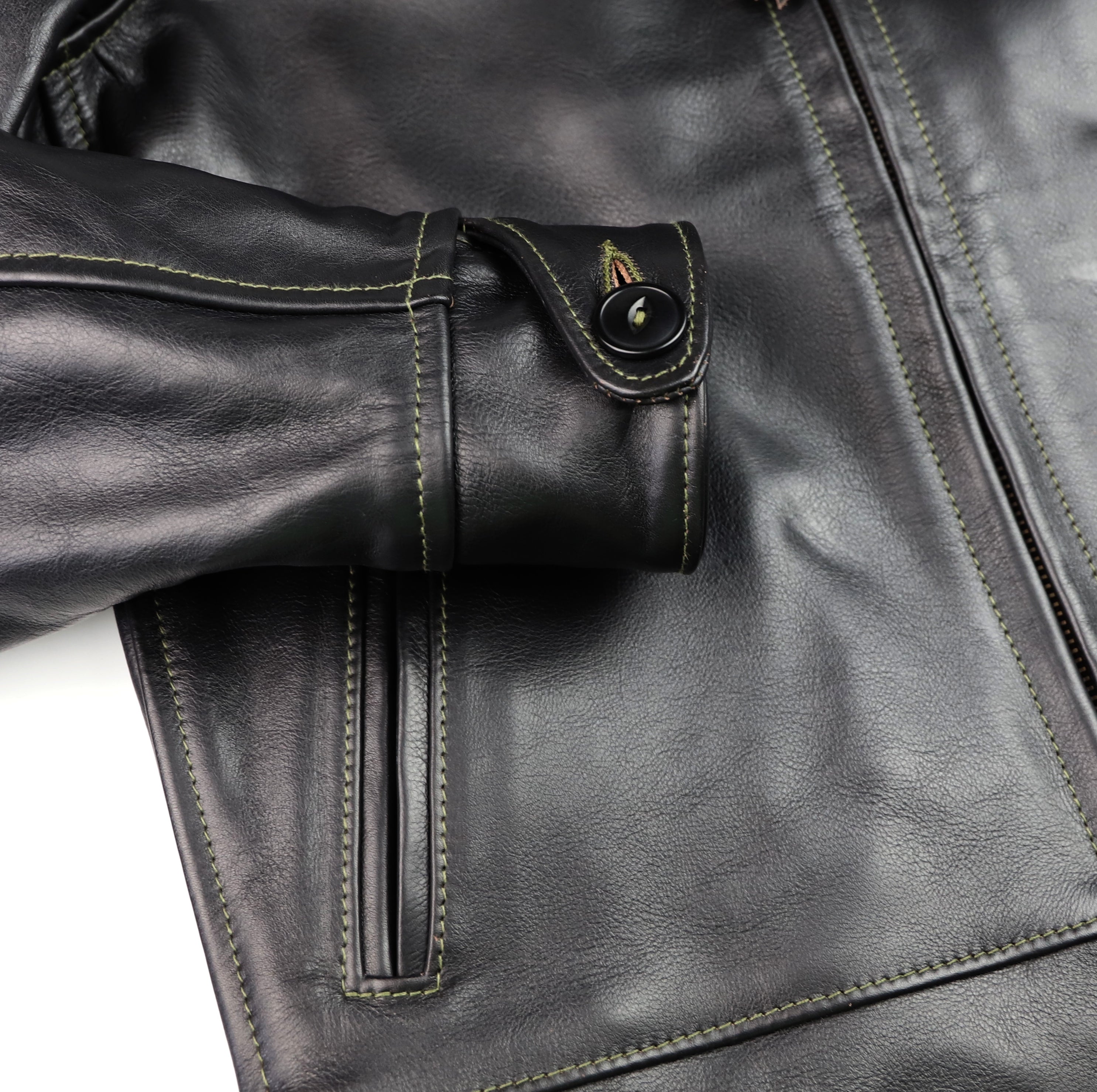 Aero Premier Highwayman, size 40, Blackened Brown Vicenza Horsehide